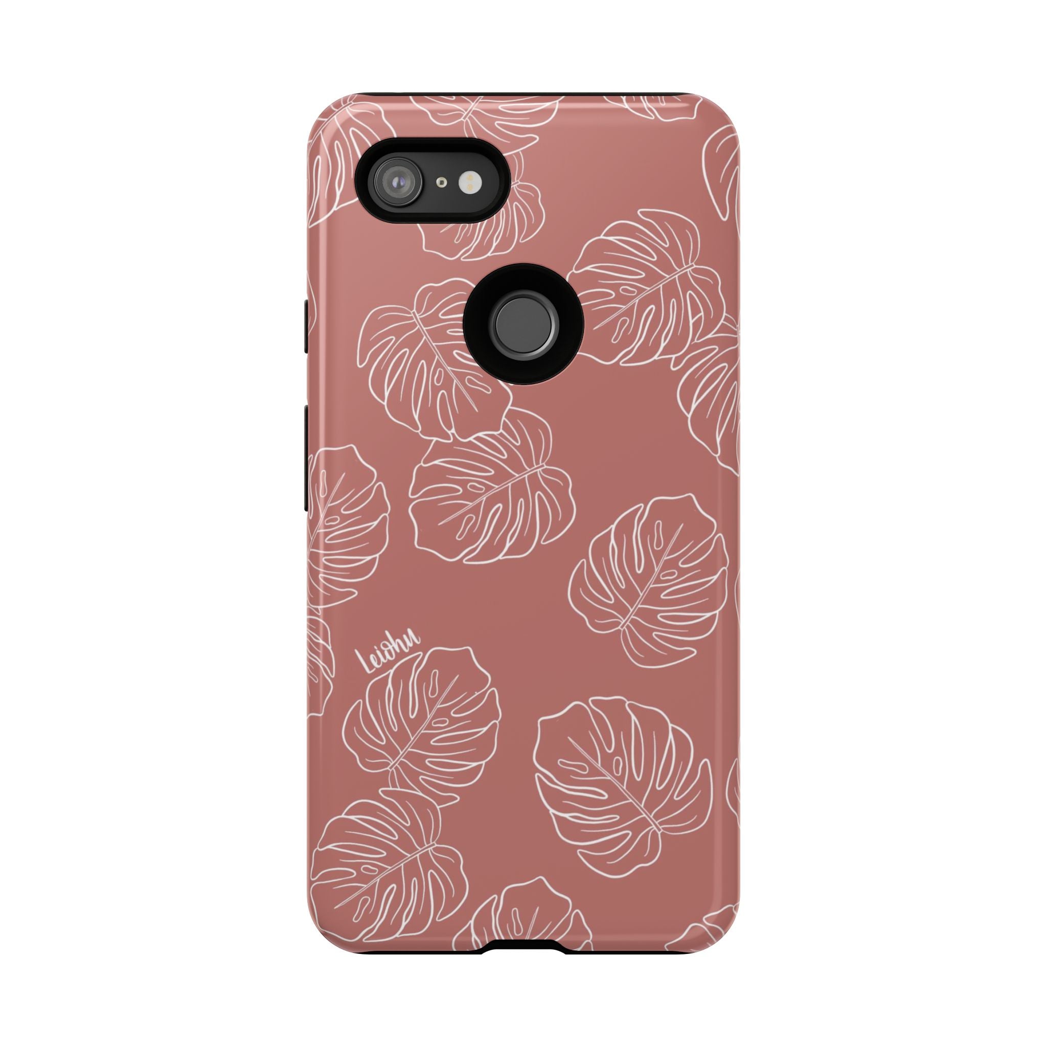 Monstera - Mauve - Google Pixel - LEIOHU DESIGNS