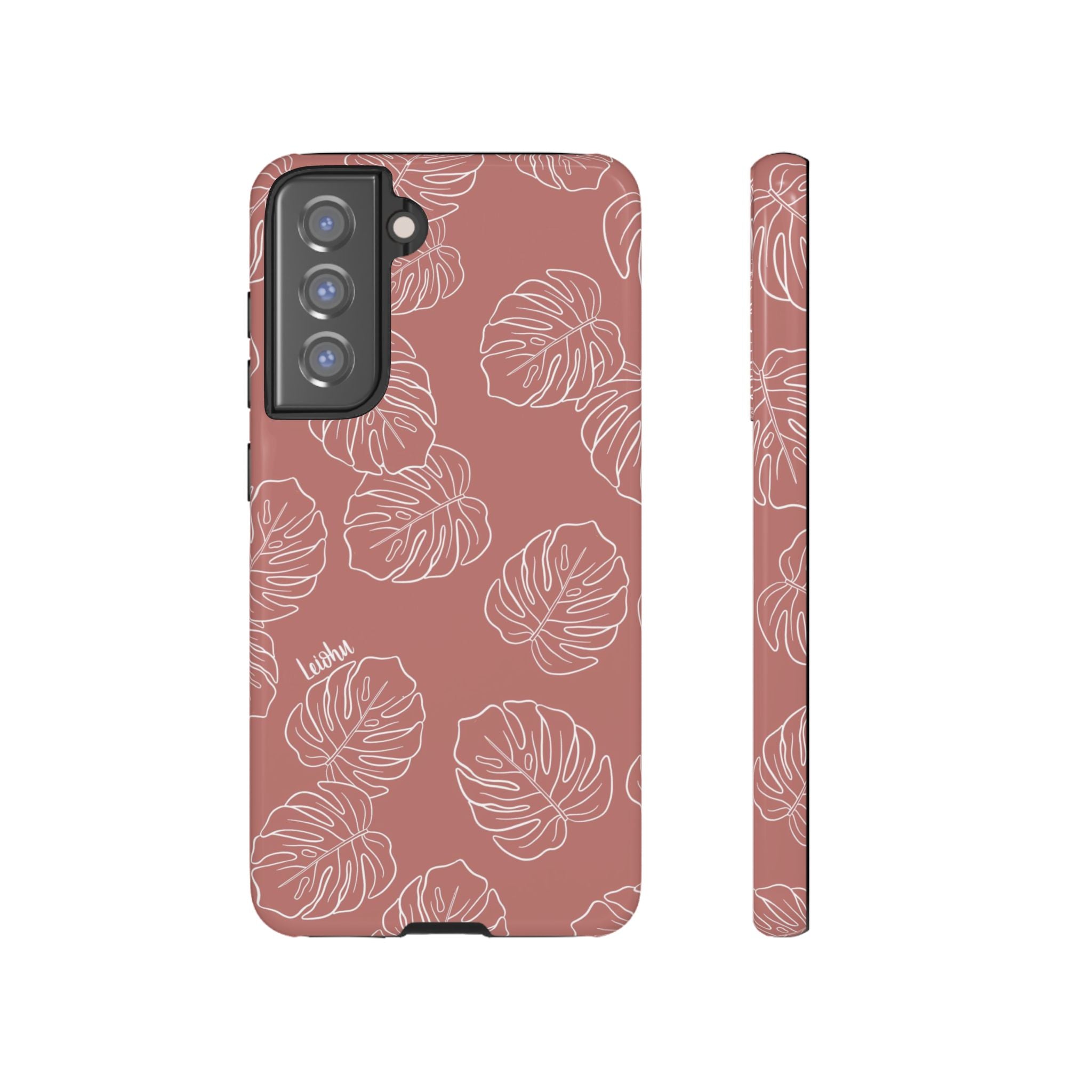 Monstera - Mauve - Samsung Galaxy - LEIOHU DESIGNS