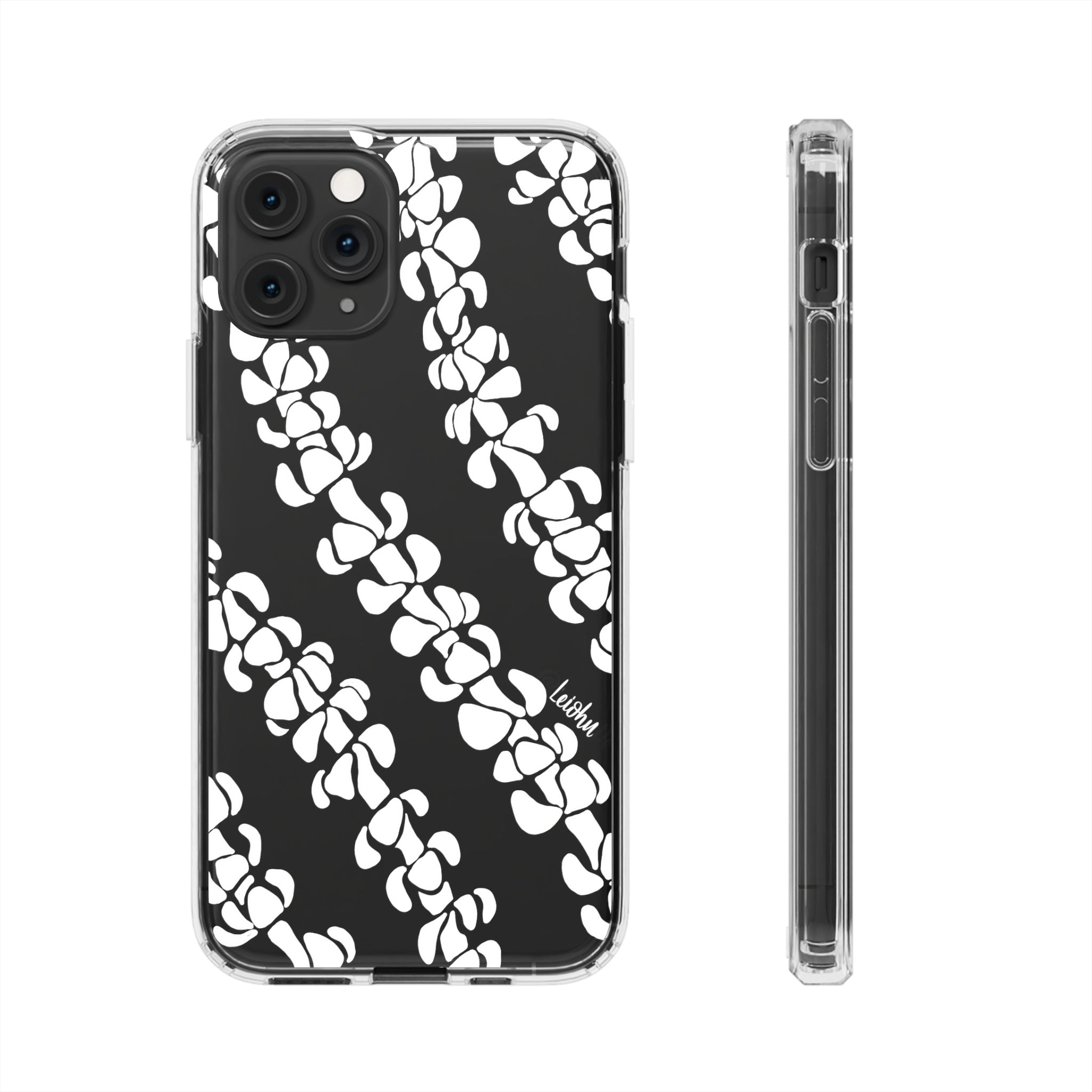 PUAKENIKENI - Ke'oke'o - Clear Case - LEIOHU DESIGNS