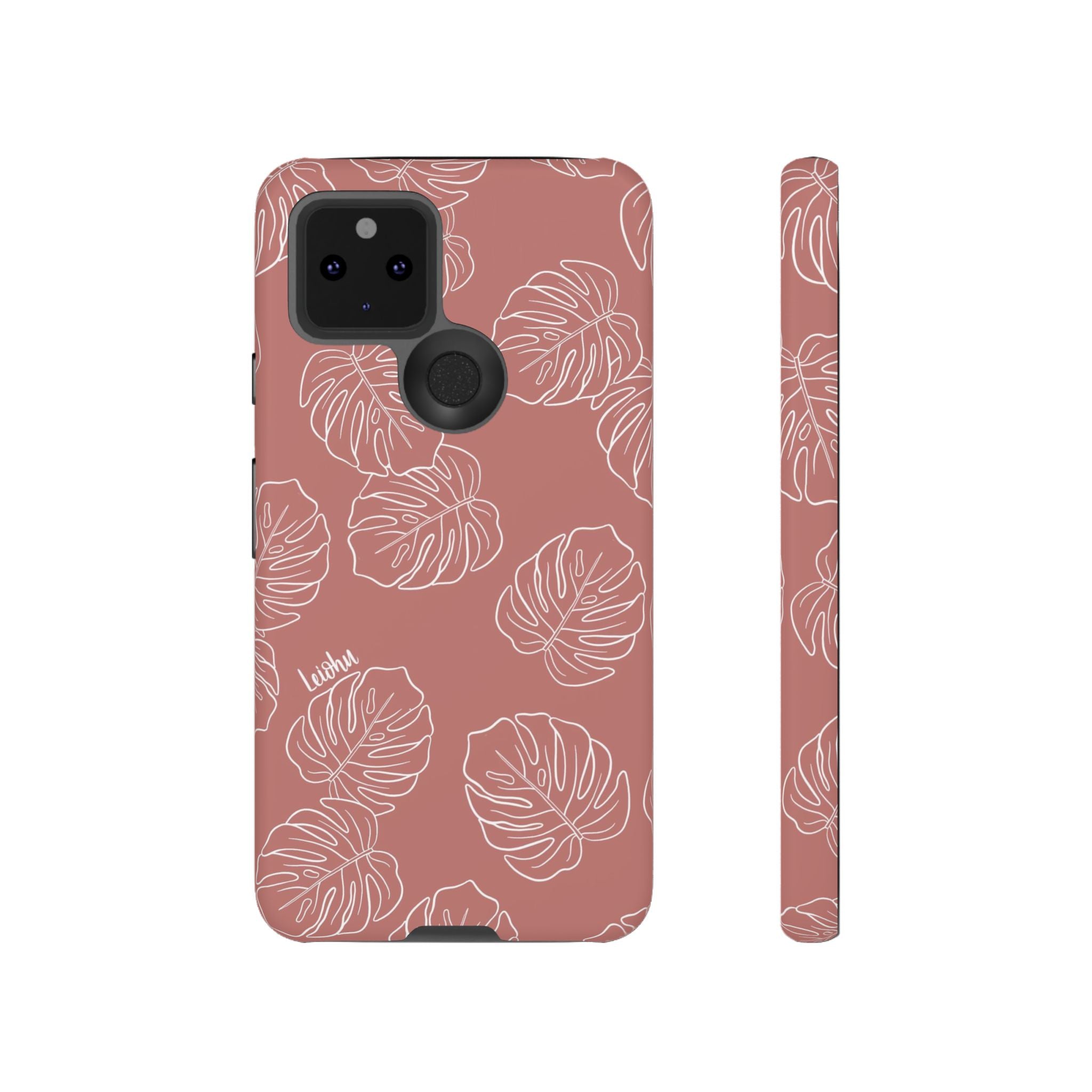 Monstera - Mauve - Google Pixel - LEIOHU DESIGNS