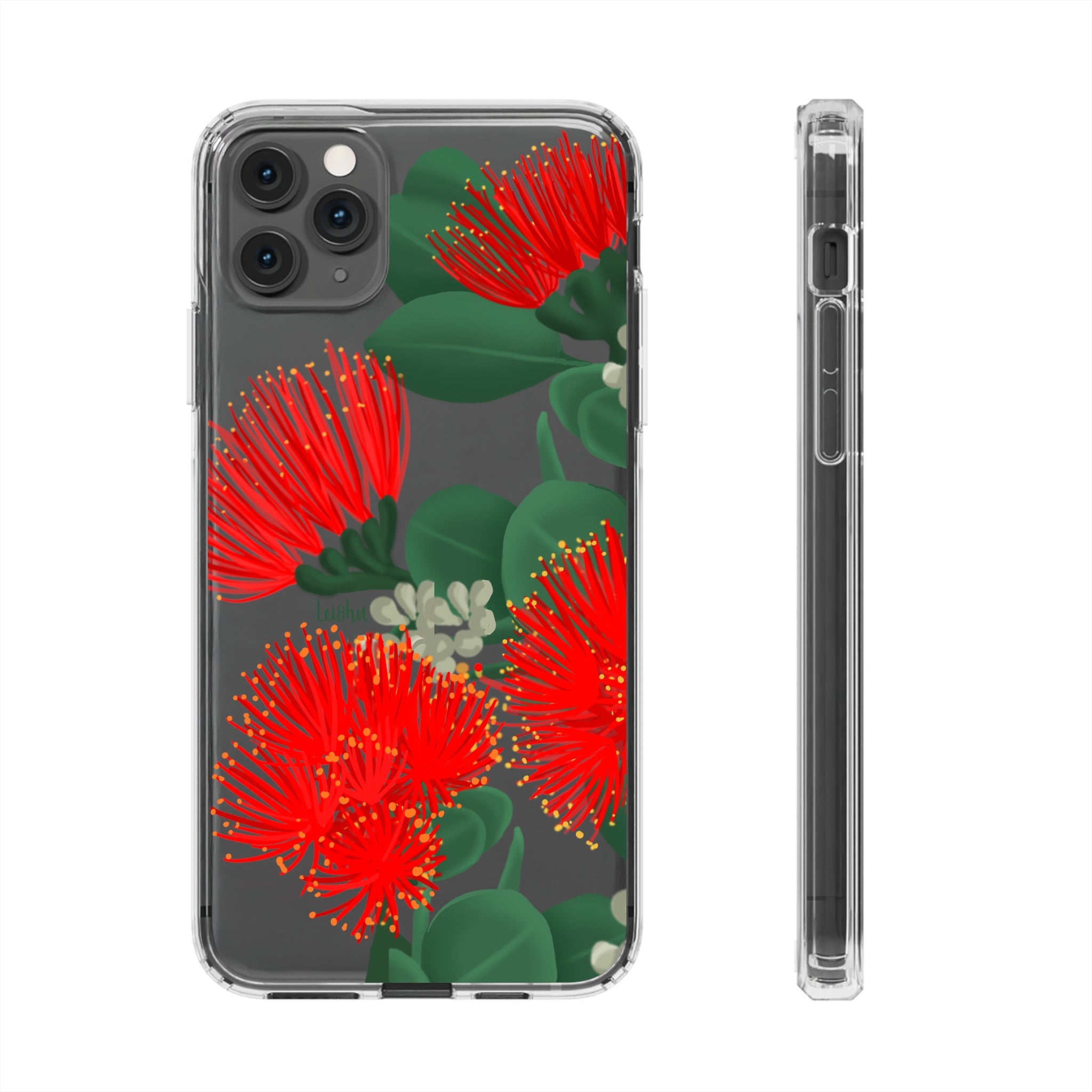 O'hia Lehua - Clear Case - LEIOHU DESIGNS