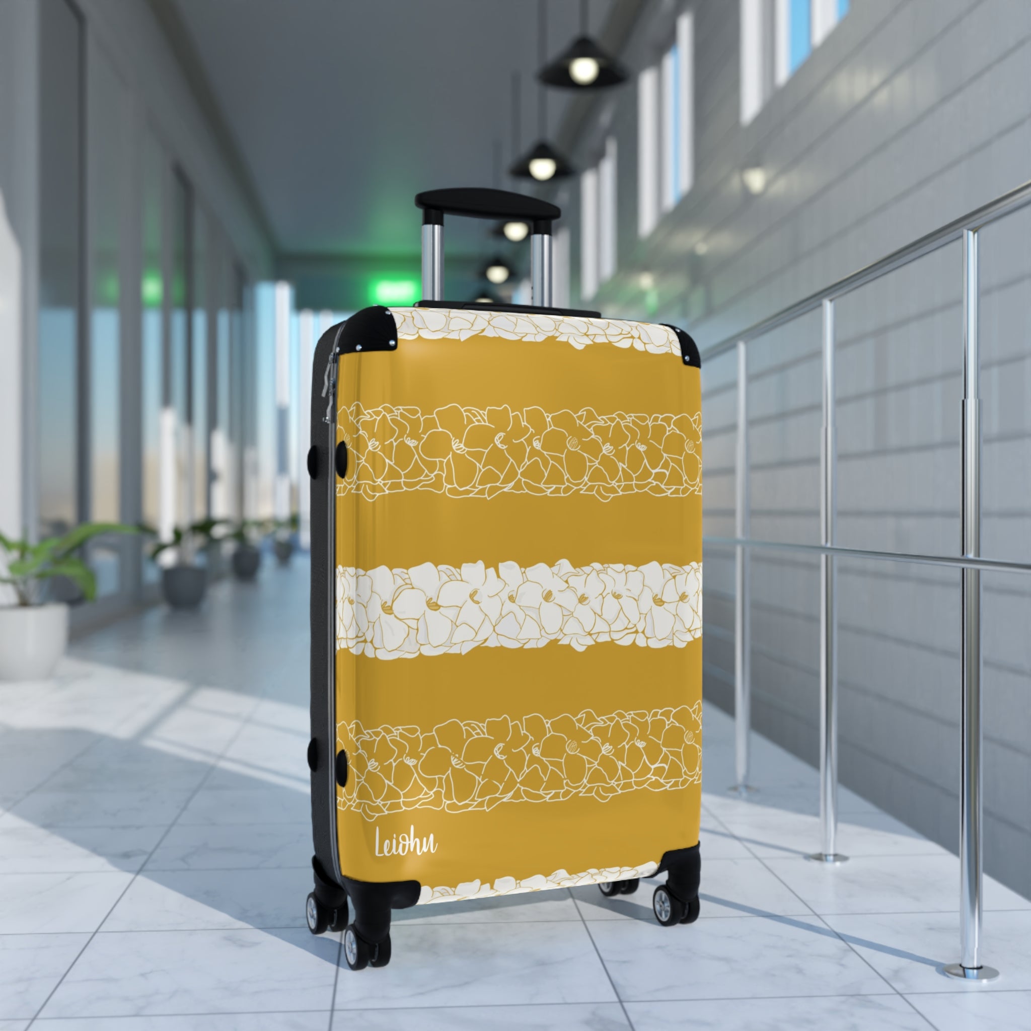 Double Puakenikeni - Cabin Suitcase - LEIOHU DESIGNS