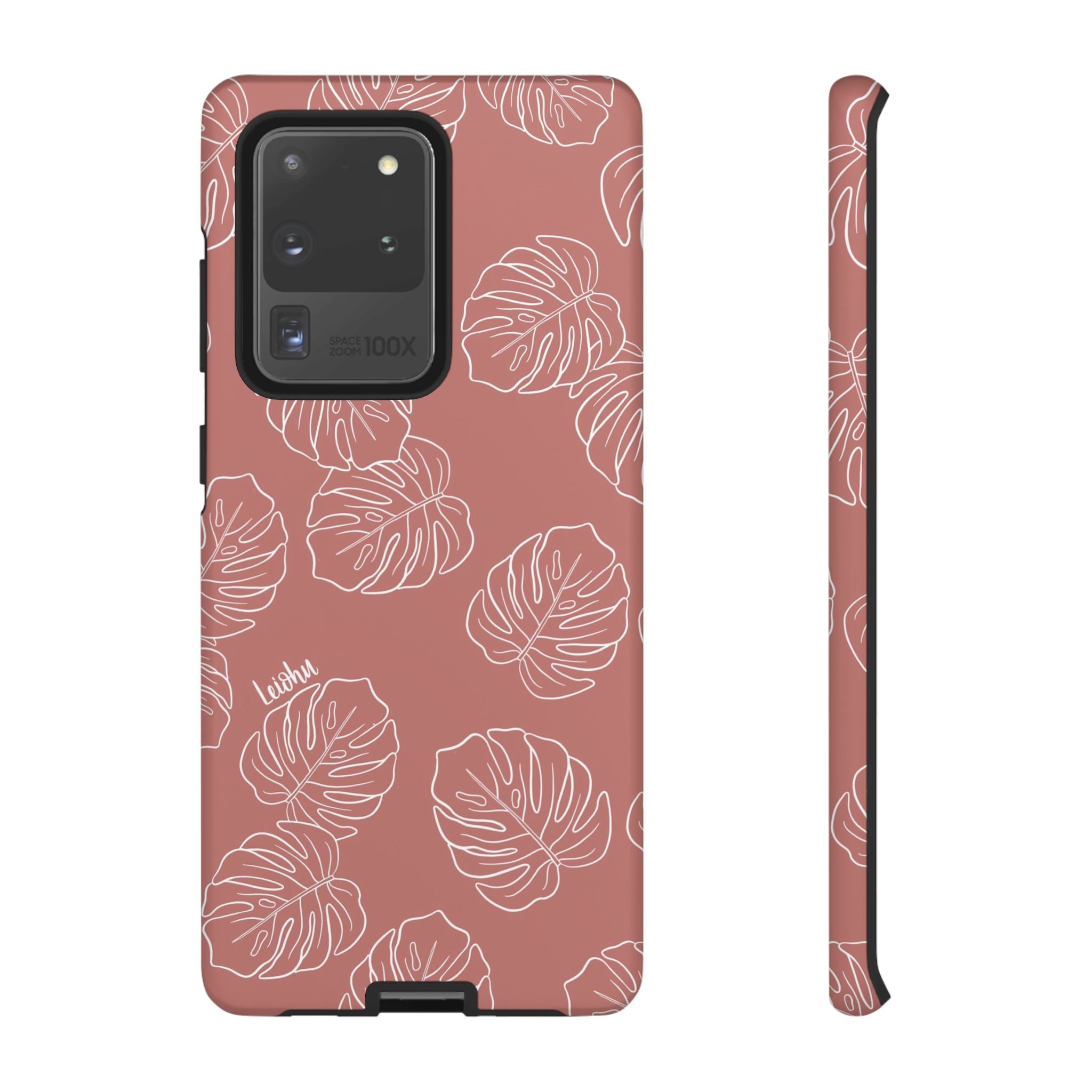 Monstera - Mauve - Samsung Galaxy - LEIOHU DESIGNS