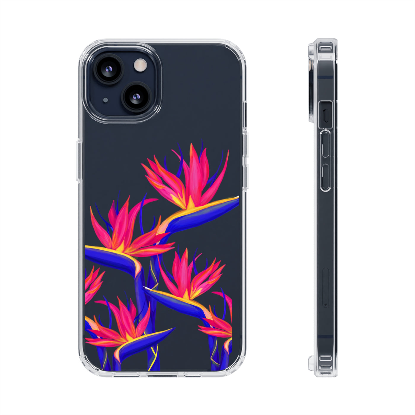 Pua Manu - Neon - Clear Case