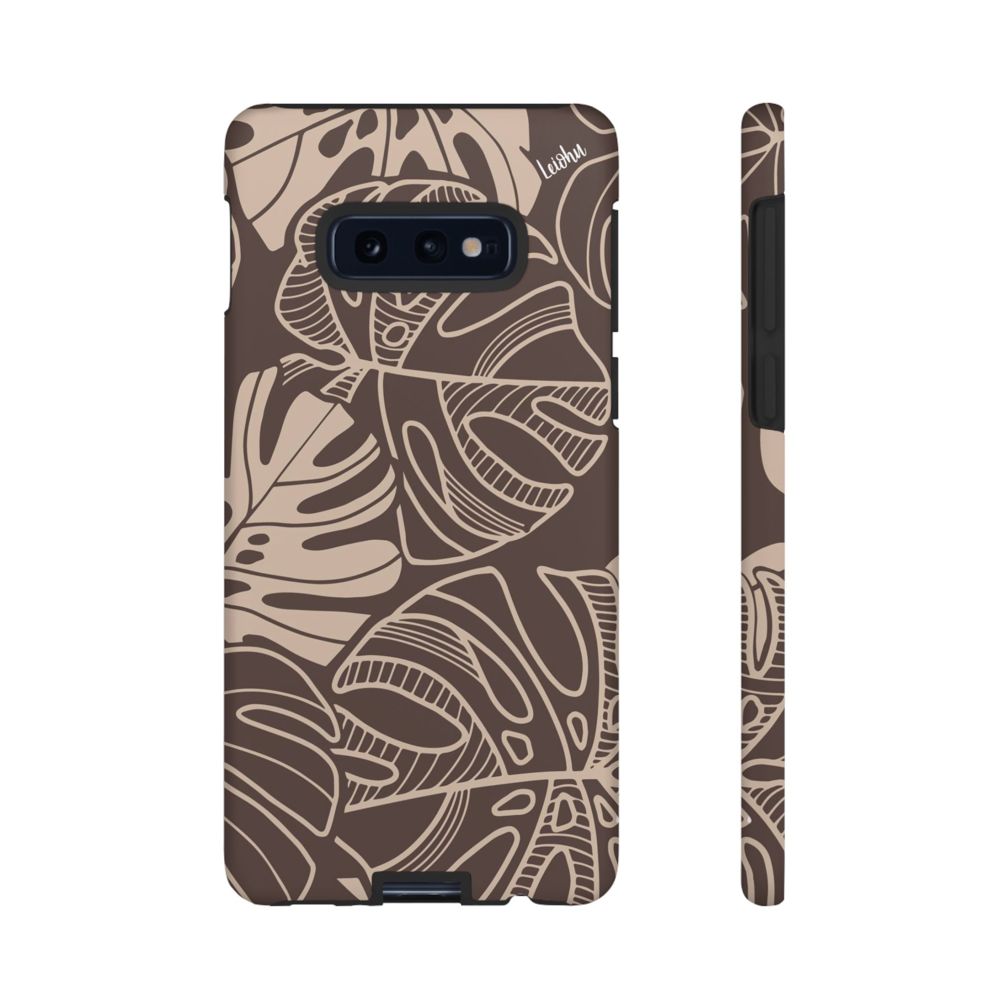 Monstera Dream - Mocha - Samsung Galaxy - LEIOHU DESIGNS