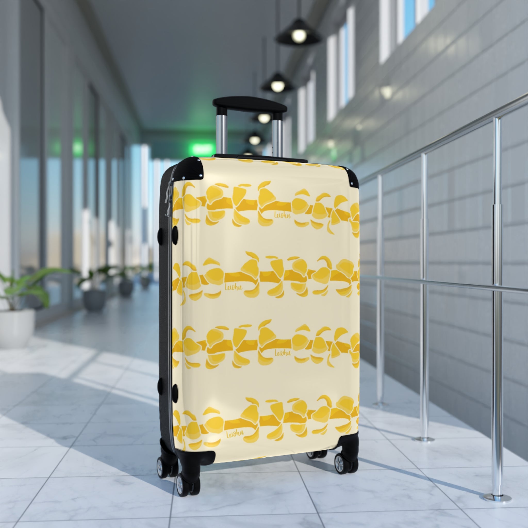 Puakenikeni Lei - Cabin Suitcase - LEIOHU DESIGNS