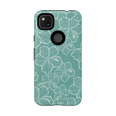 Hibiscus - Teal - Google Pixel