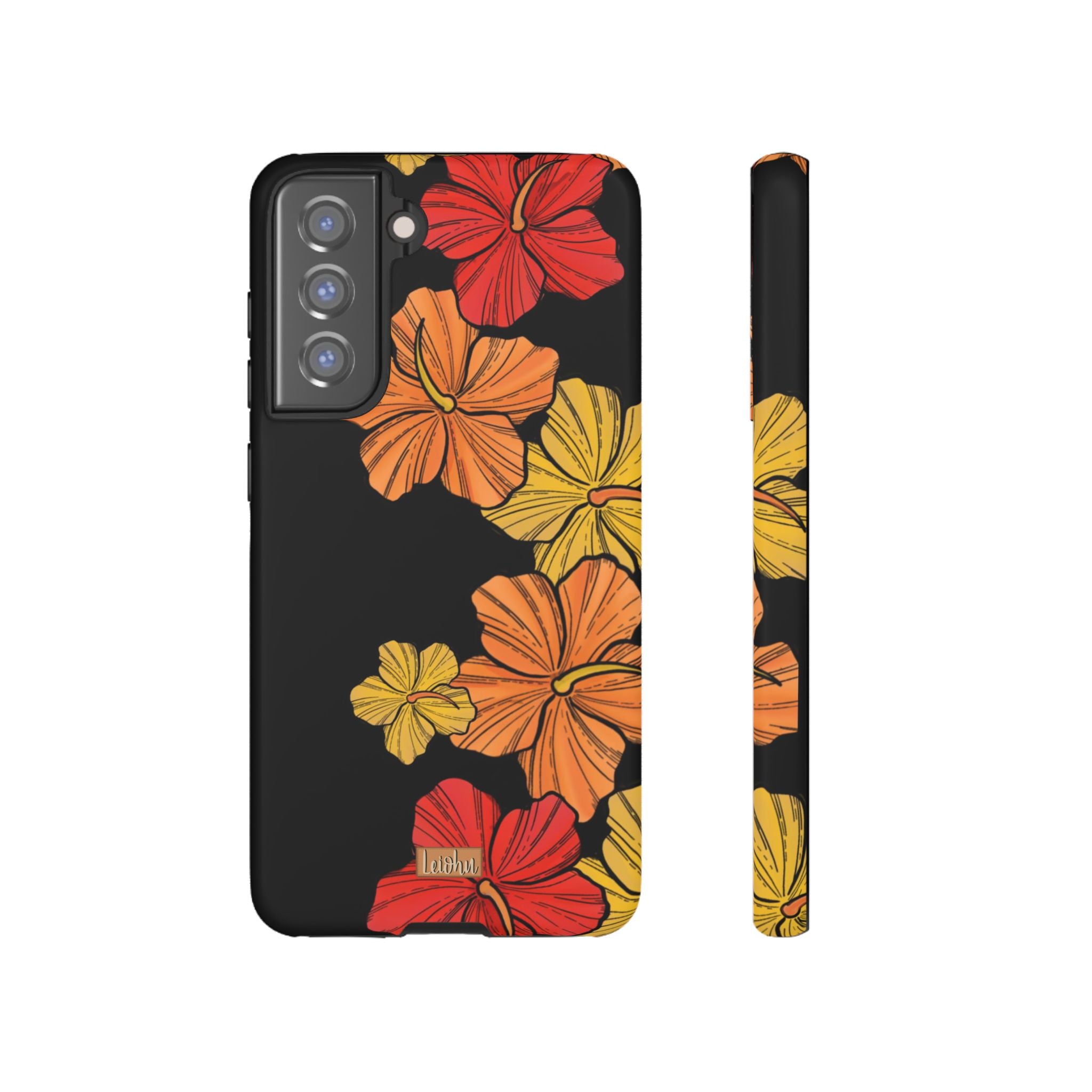 Hibiscus Retro - Samsung Galaxy - LEIOHU DESIGNS