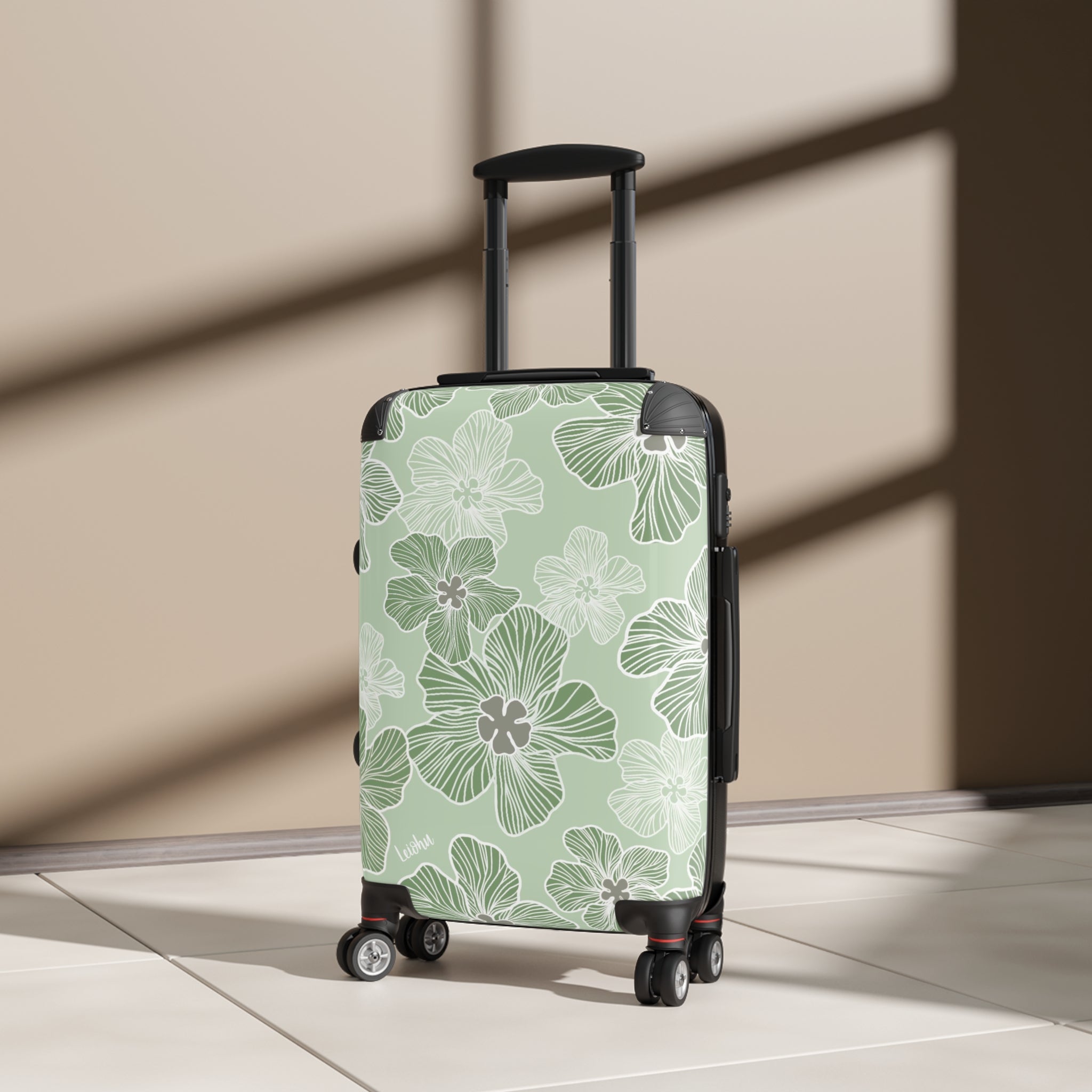 Hau - 'Oma'oma'o - Cabin Suitcase - LEIOHU DESIGNS