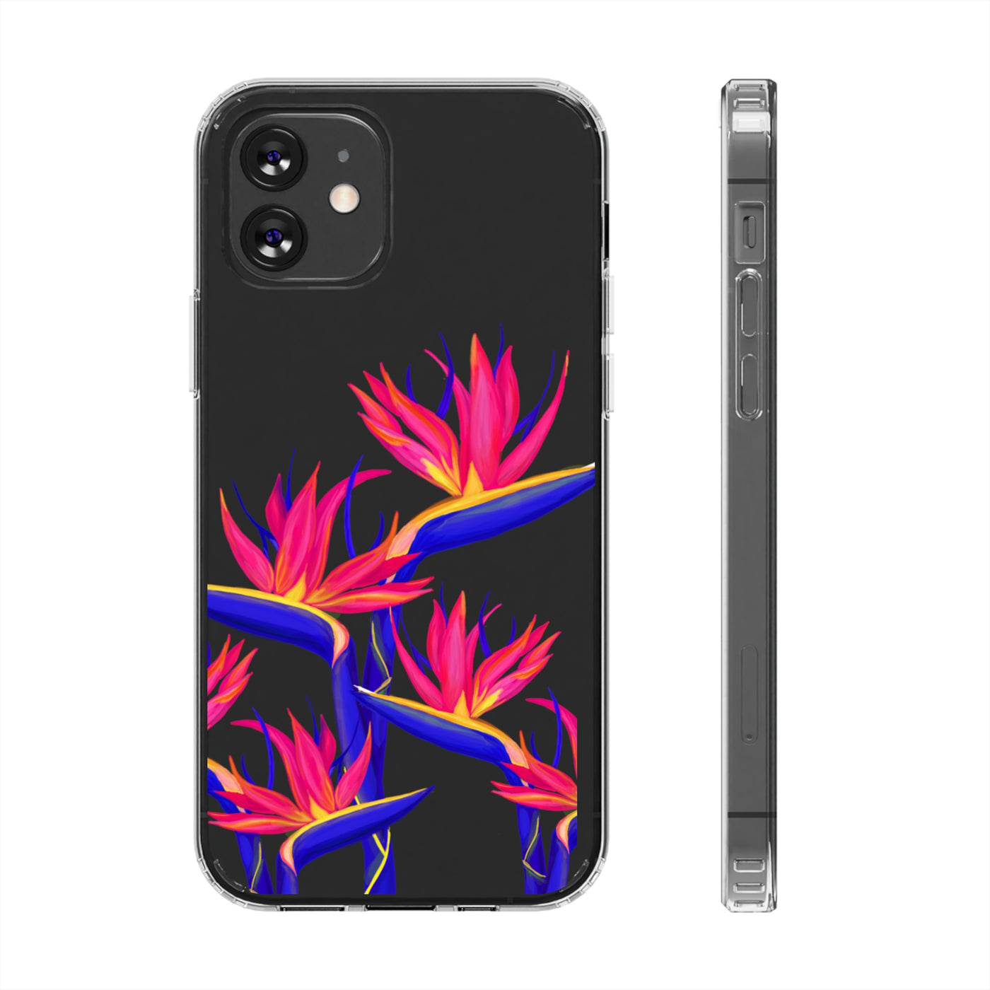 Pua Manu - Neon - Clear Case