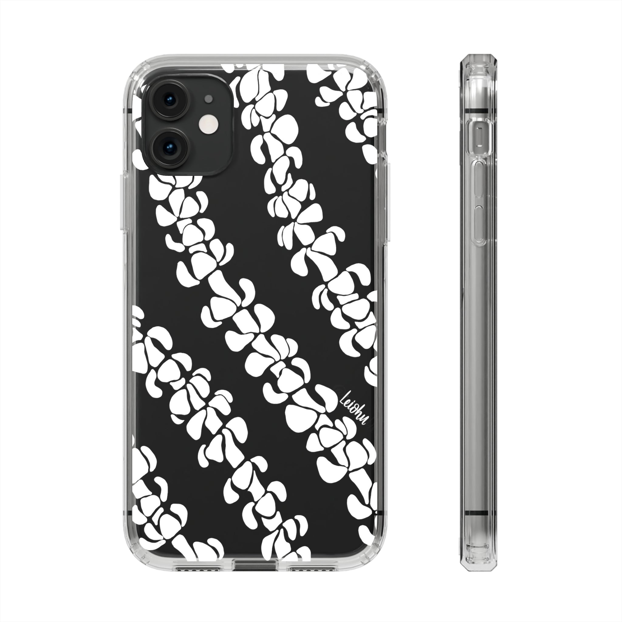 PUAKENIKENI - Ke'oke'o - Clear Case - LEIOHU DESIGNS