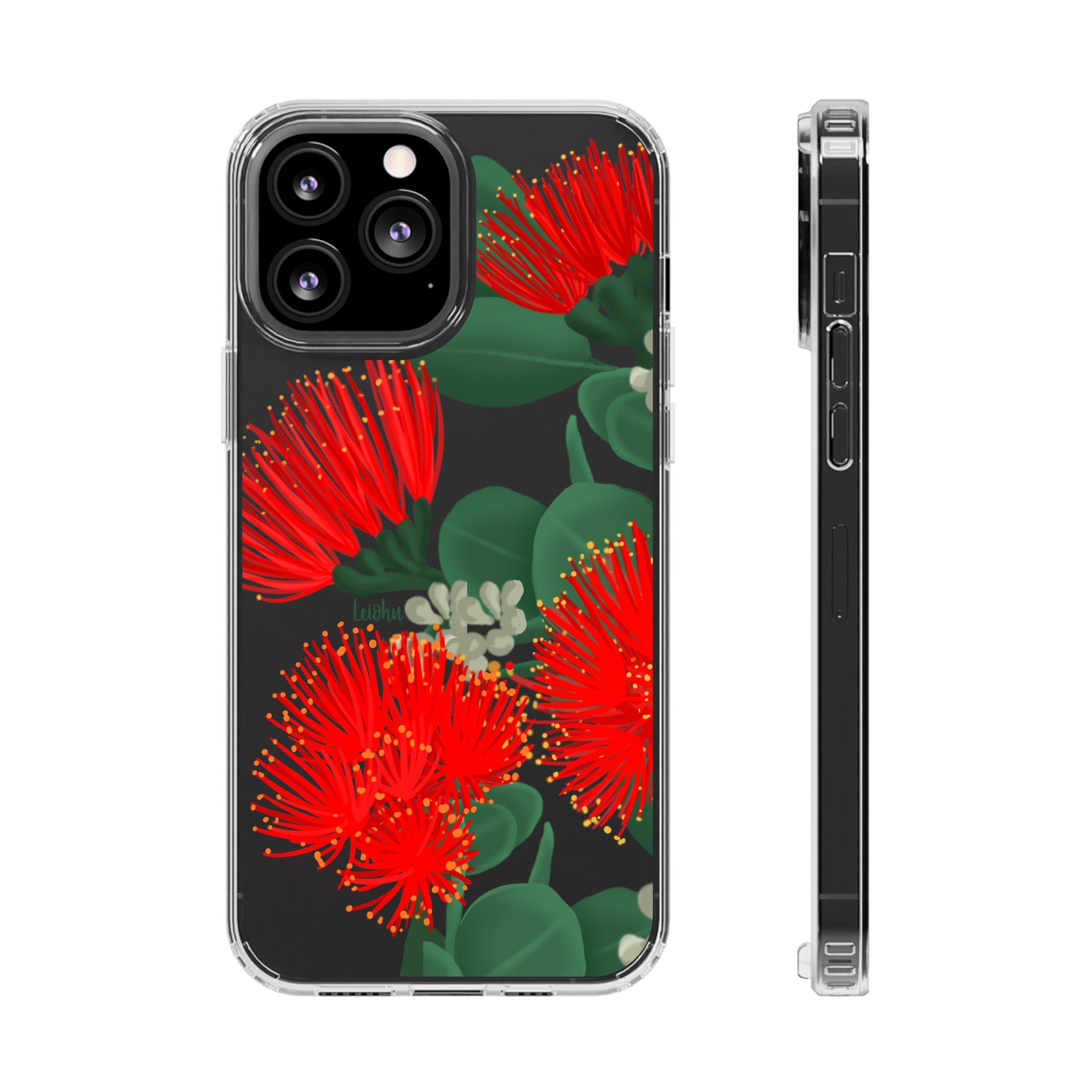 O'hia Lehua - Clear Case - LEIOHU DESIGNS