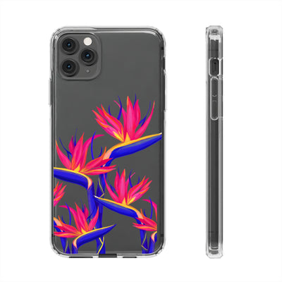 Pua Manu - Neon - Clear Case