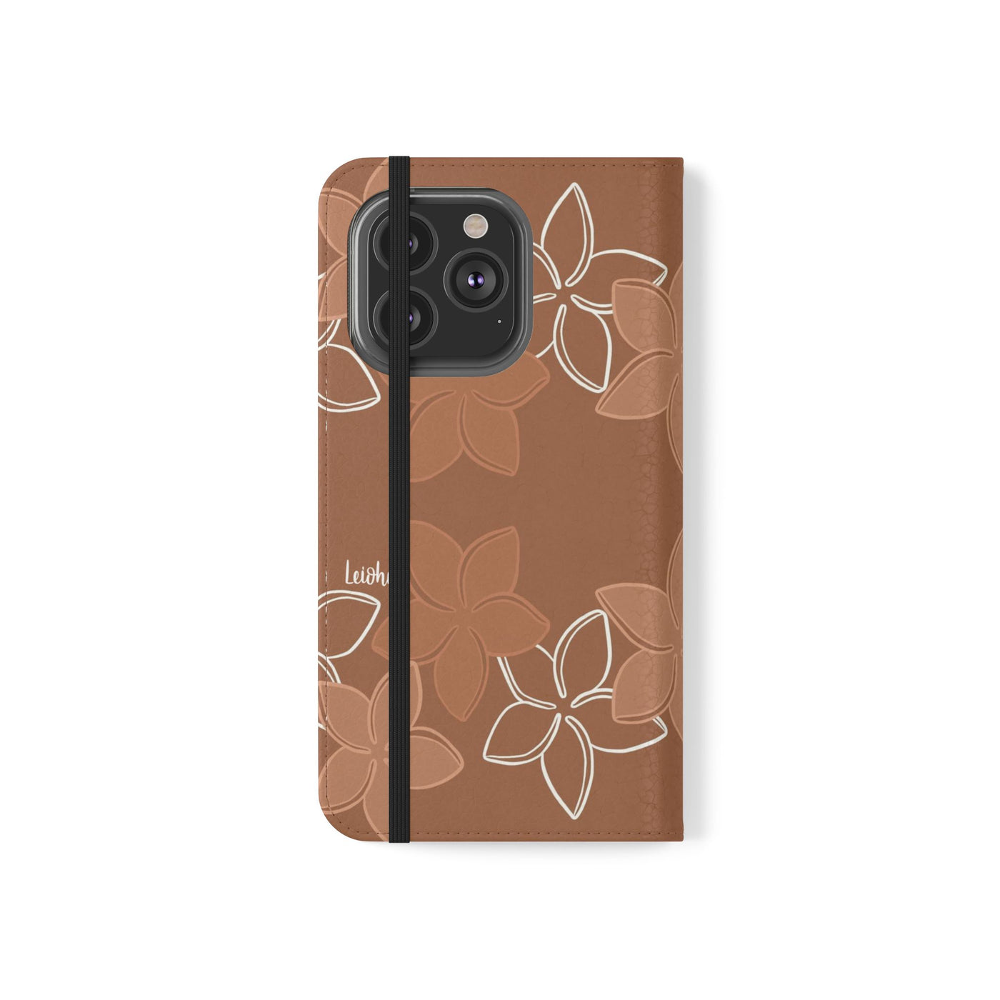 Pua Melia Lei - Mocha - Folio Case