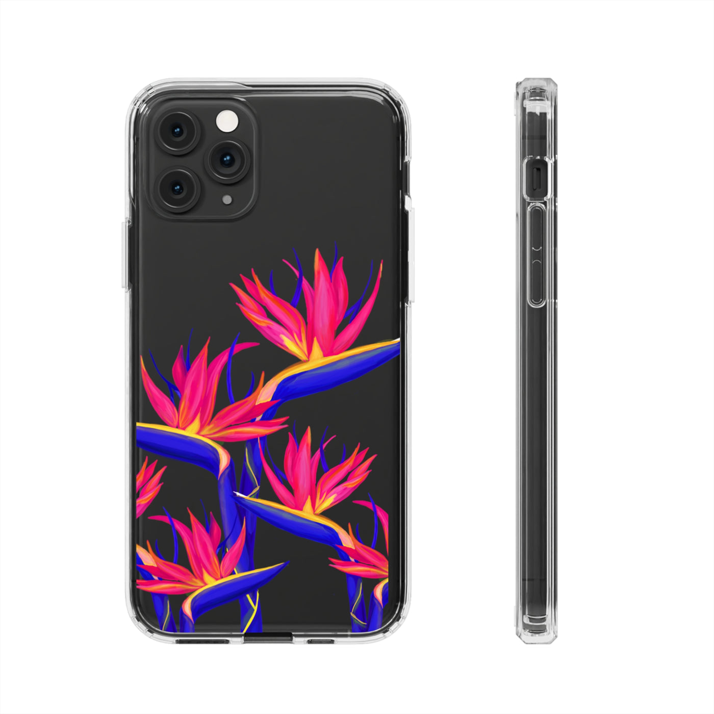 Pua Manu - Neon - Clear Case