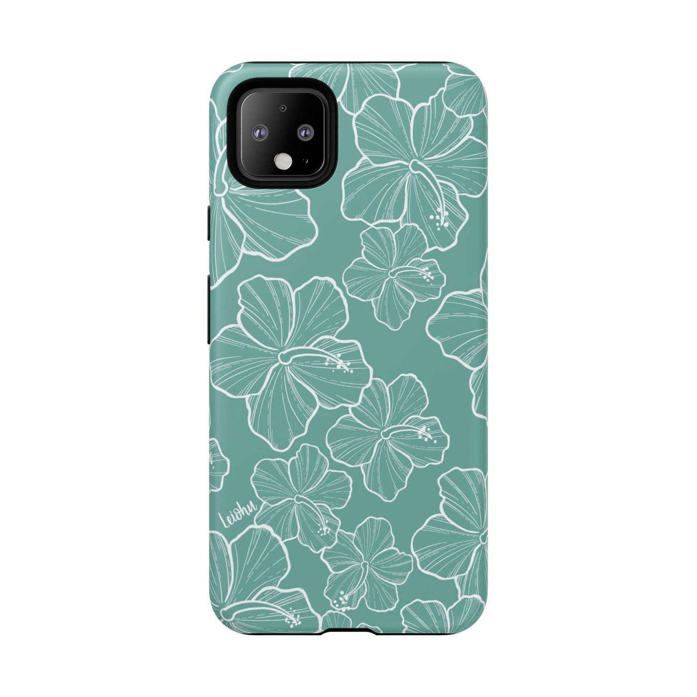 Hibiscus - Teal - Google Pixel