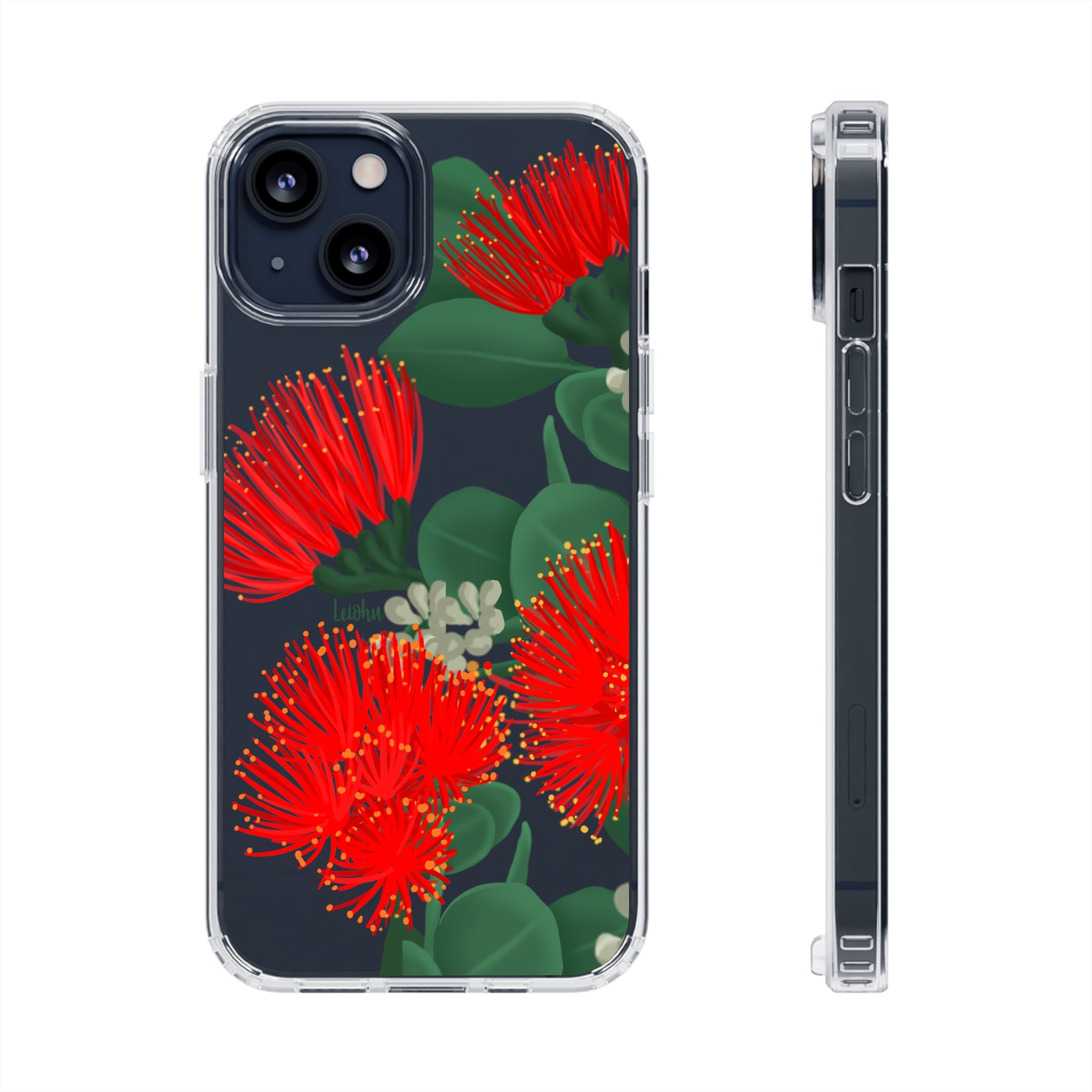 O'hia Lehua - Clear Case - LEIOHU DESIGNS