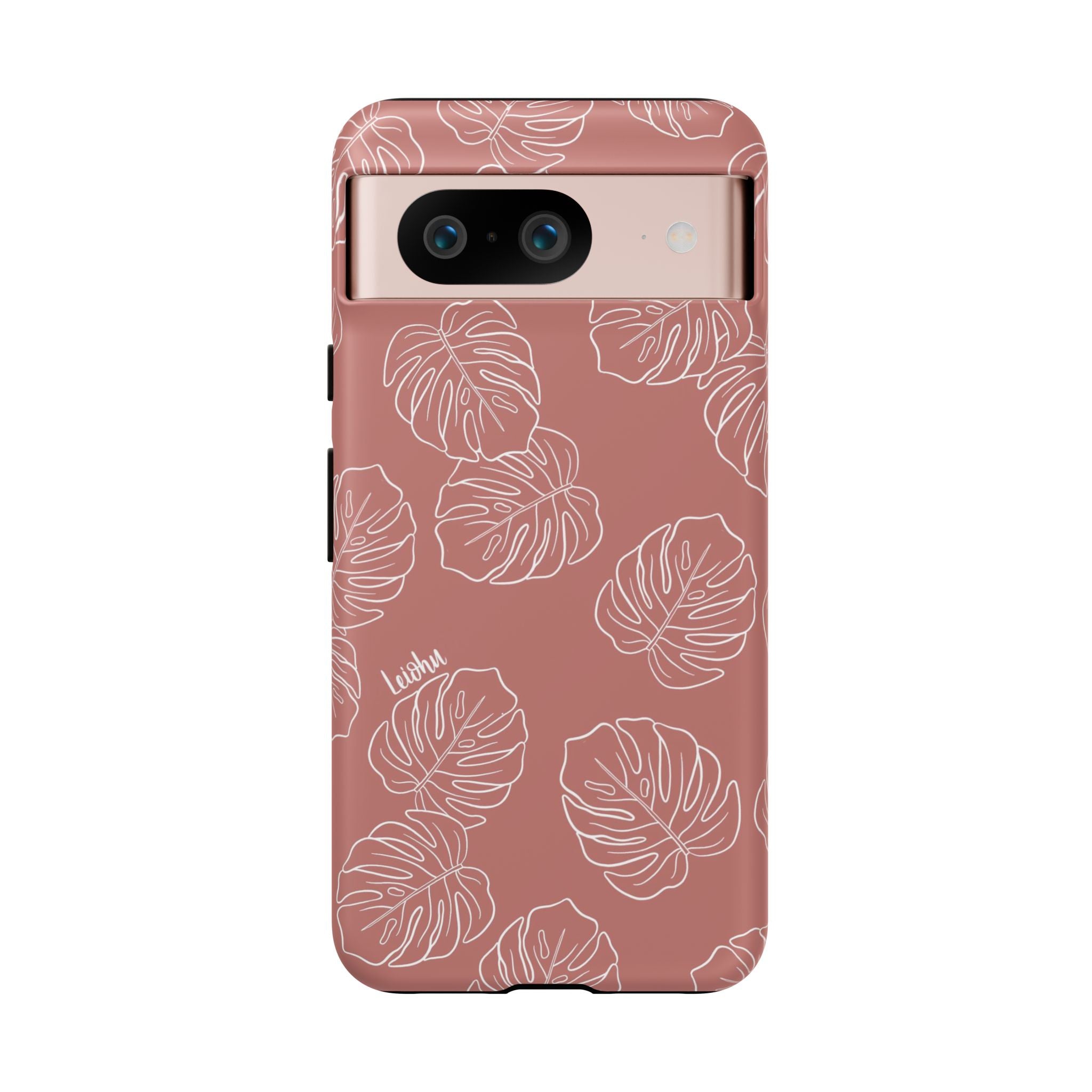 Monstera - Mauve - Google Pixel - LEIOHU DESIGNS