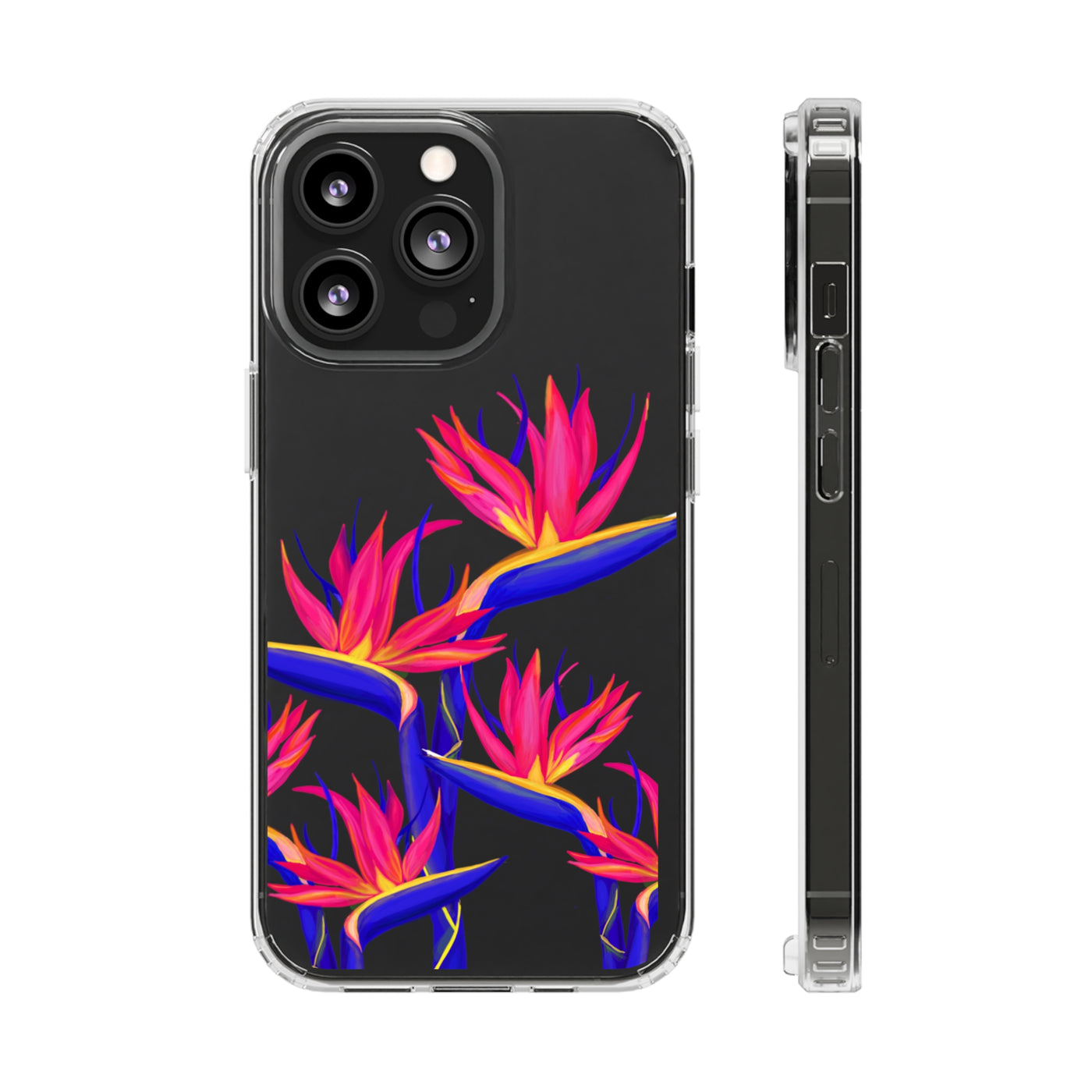 Pua Manu - Neon - Clear Case