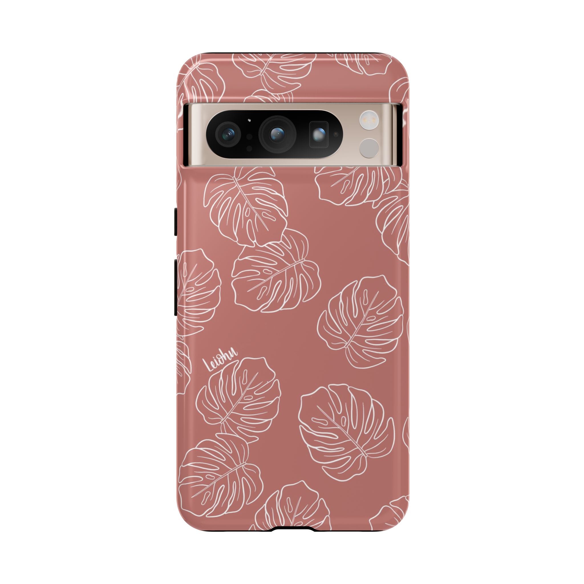 Monstera - Mauve - Google Pixel - LEIOHU DESIGNS