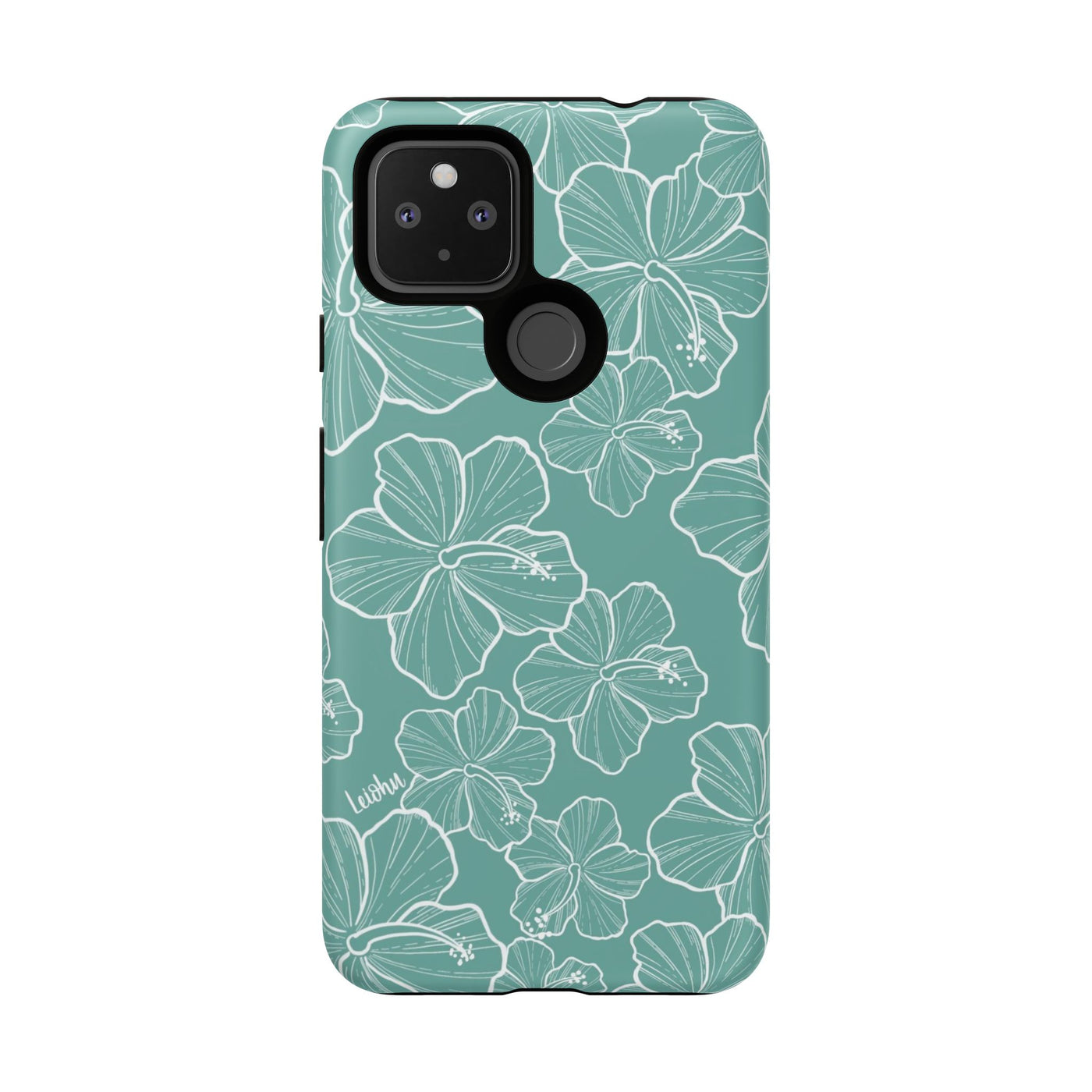 Hibiscus - Teal - Google Pixel