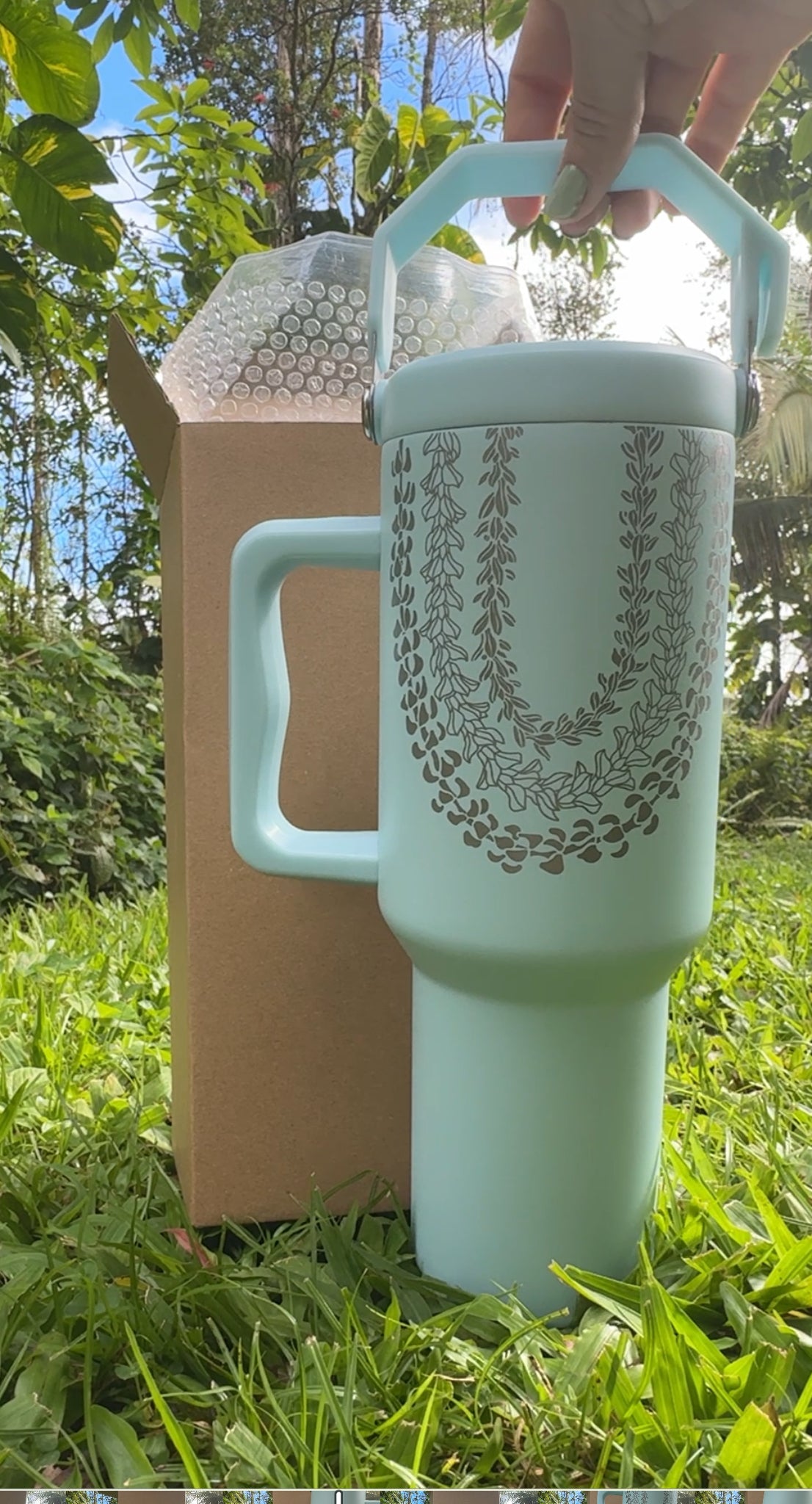 Lei’ohu 40oz Tumblers - Leak proof lid - LEIOHU DESIGNS