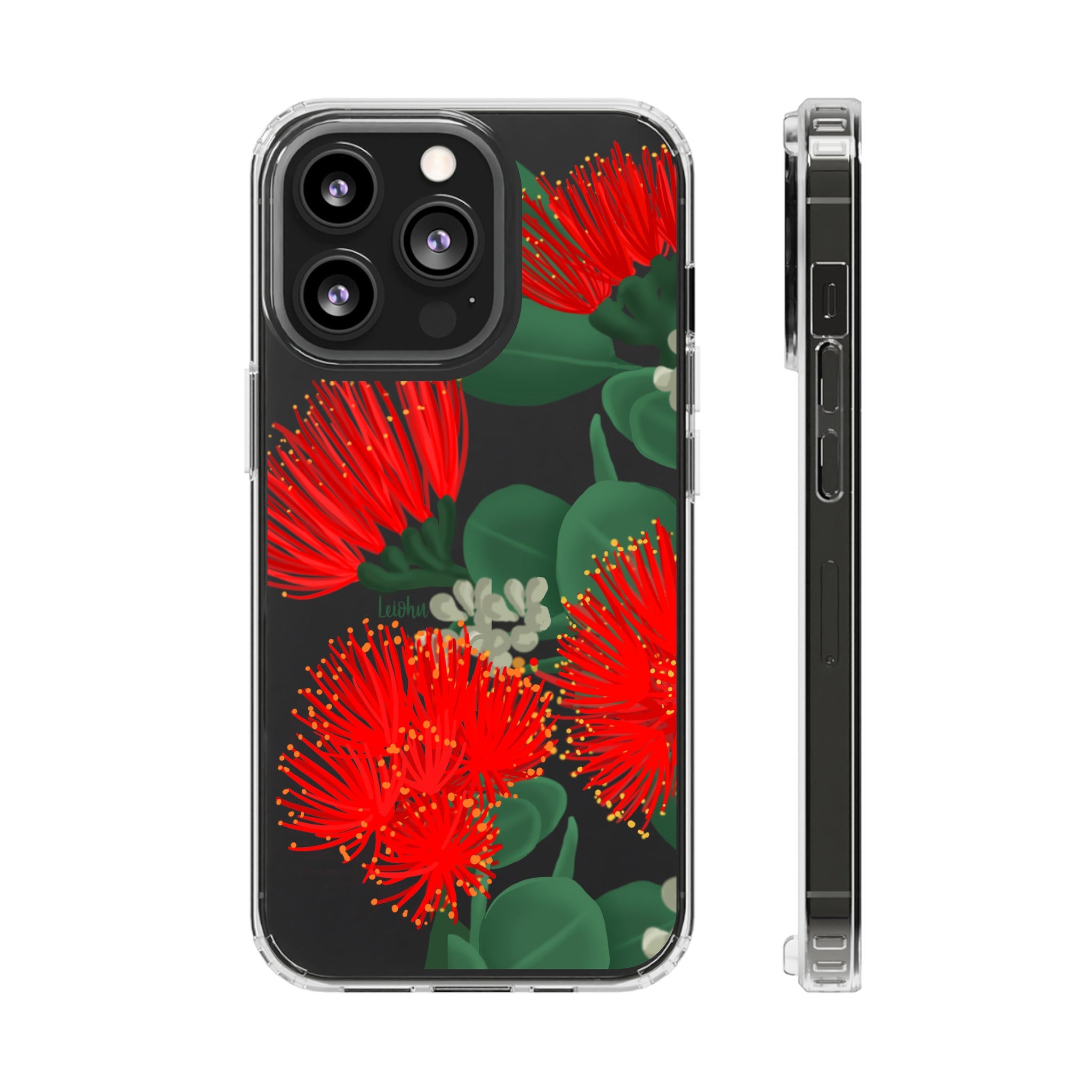 O'hia Lehua - Clear Case - LEIOHU DESIGNS