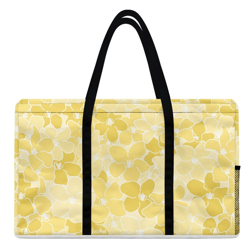 Puakenikeni Dream - Jumbo Tote - LEIOHU DESIGNS