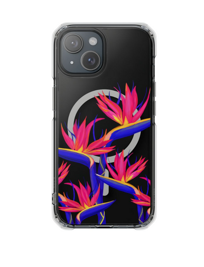 Pua Manu - Neon - Clear Case