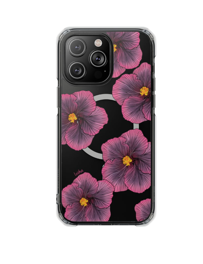 Sunset Hibiscus - Clear Case