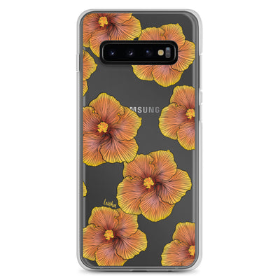 Sunrise Hibiscus - Clear Case for Samsung®