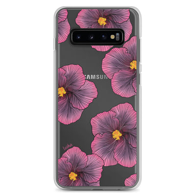 Sunset Hibiscus - Clear Case for Samsung®