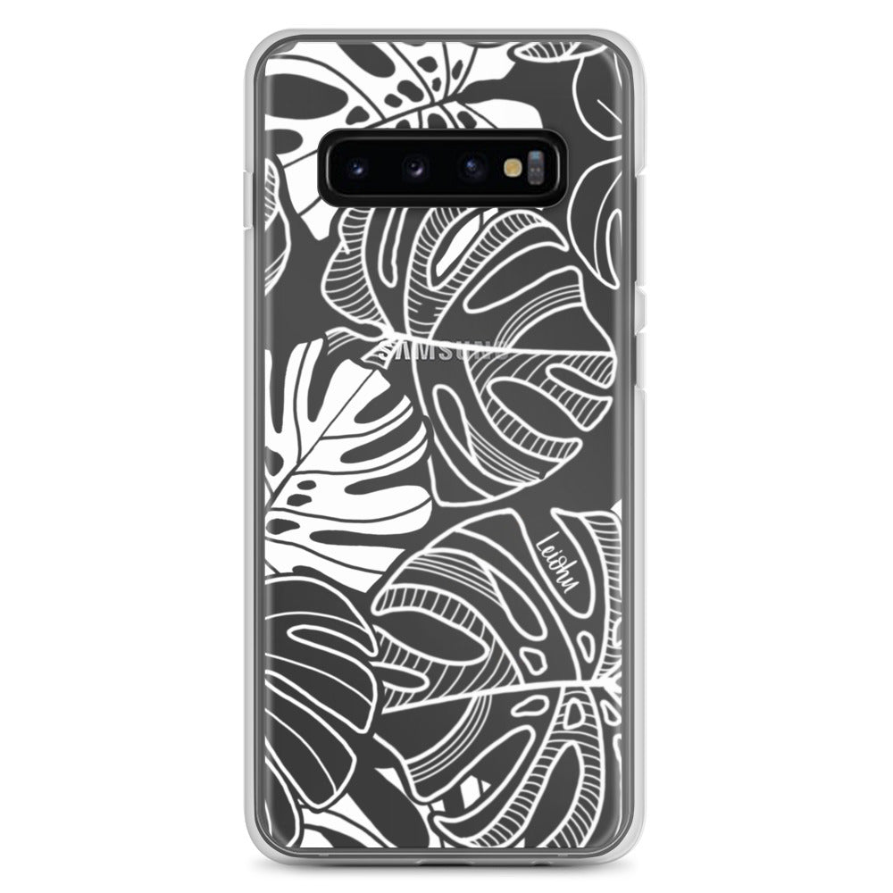 Monstera Dream - Clear Case for Samsung® - LEIOHU DESIGNS