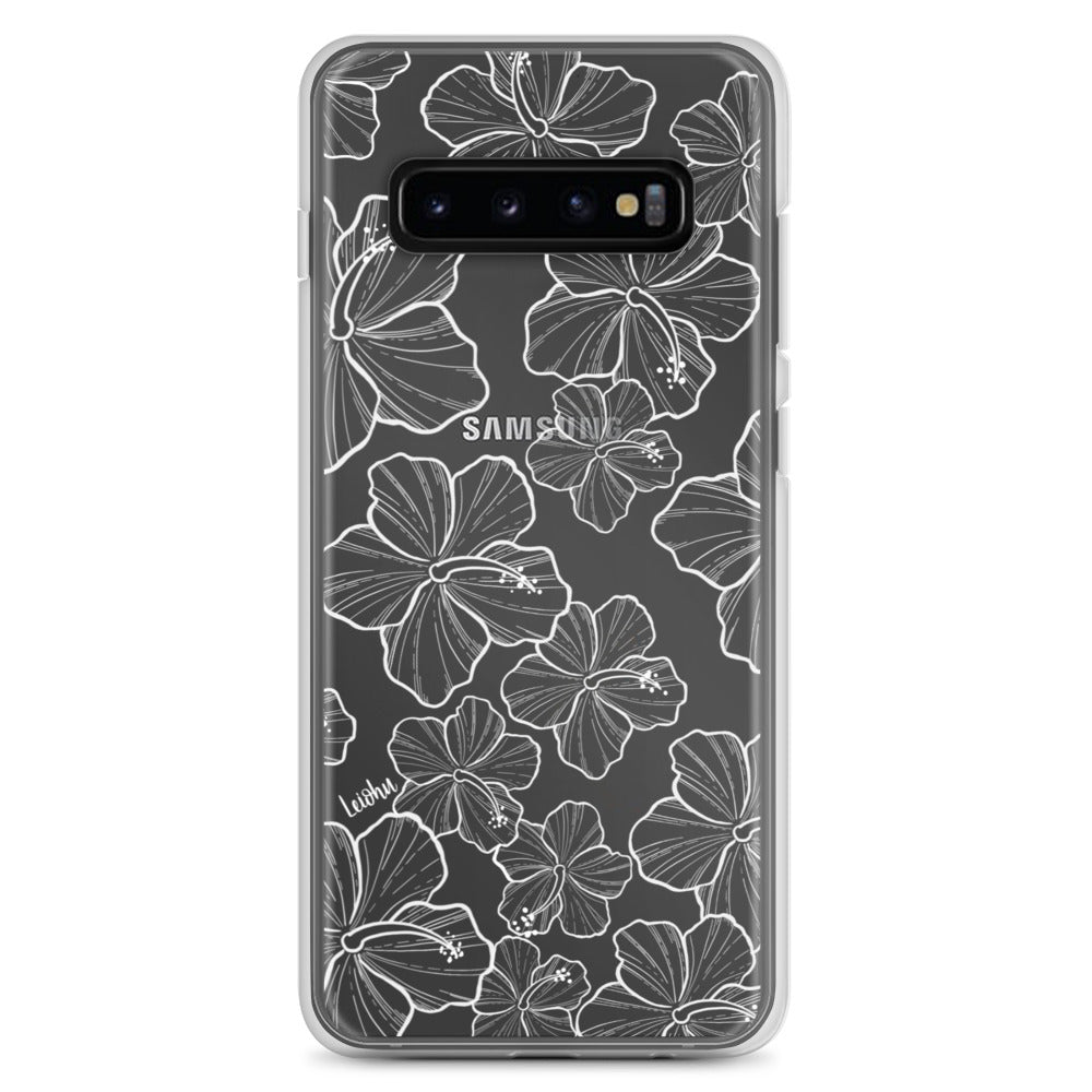 Hibiscus - Clear Case for Samsung® - LEIOHU DESIGNS