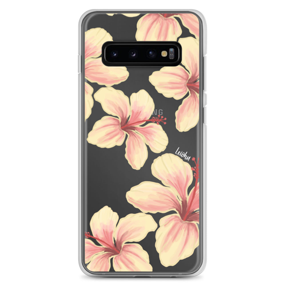 Hibiscus - Clear Case for Samsung® - LEIOHU DESIGNS