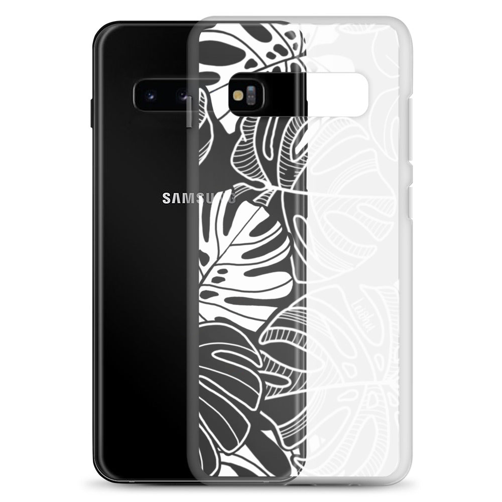 Monstera Dream - Clear Case for Samsung® - LEIOHU DESIGNS