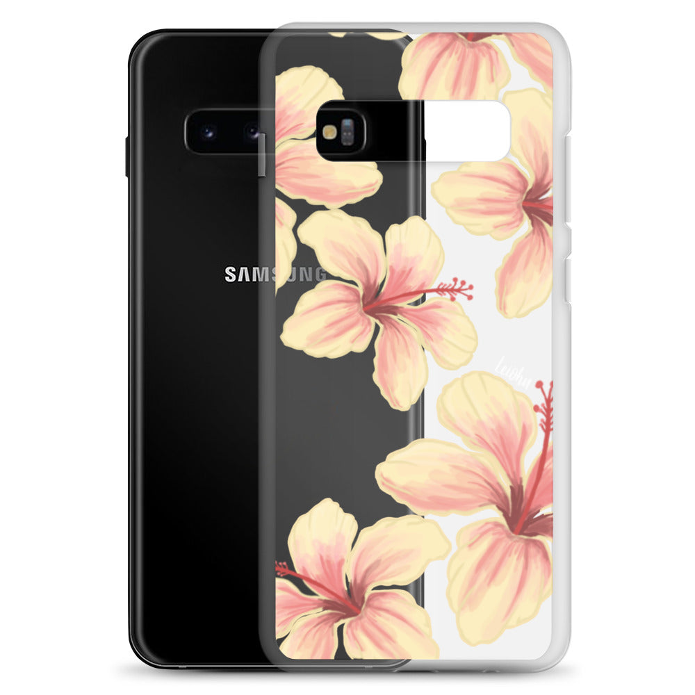 Hibiscus - Clear Case for Samsung® - LEIOHU DESIGNS