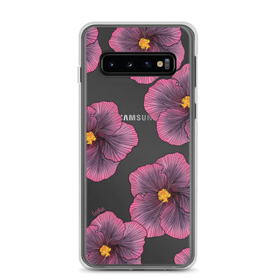 Sunset Hibiscus - Clear Case for Samsung®