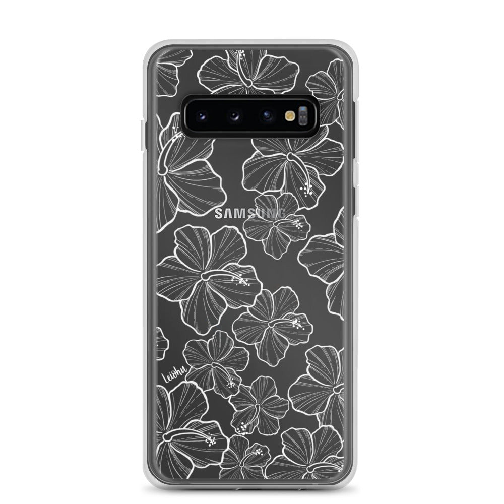 Hibiscus - Clear Case for Samsung® - LEIOHU DESIGNS