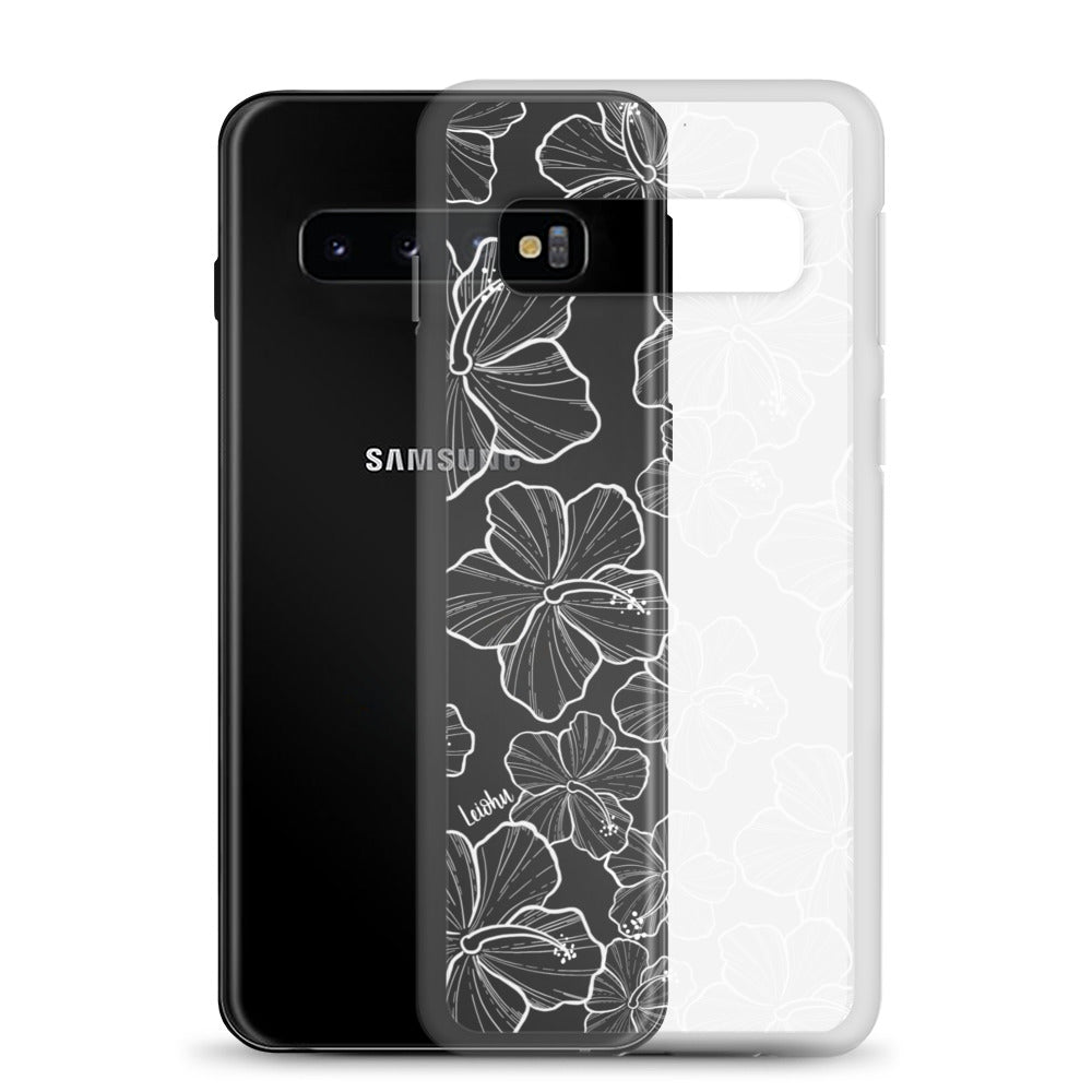 Hibiscus - Clear Case for Samsung® - LEIOHU DESIGNS