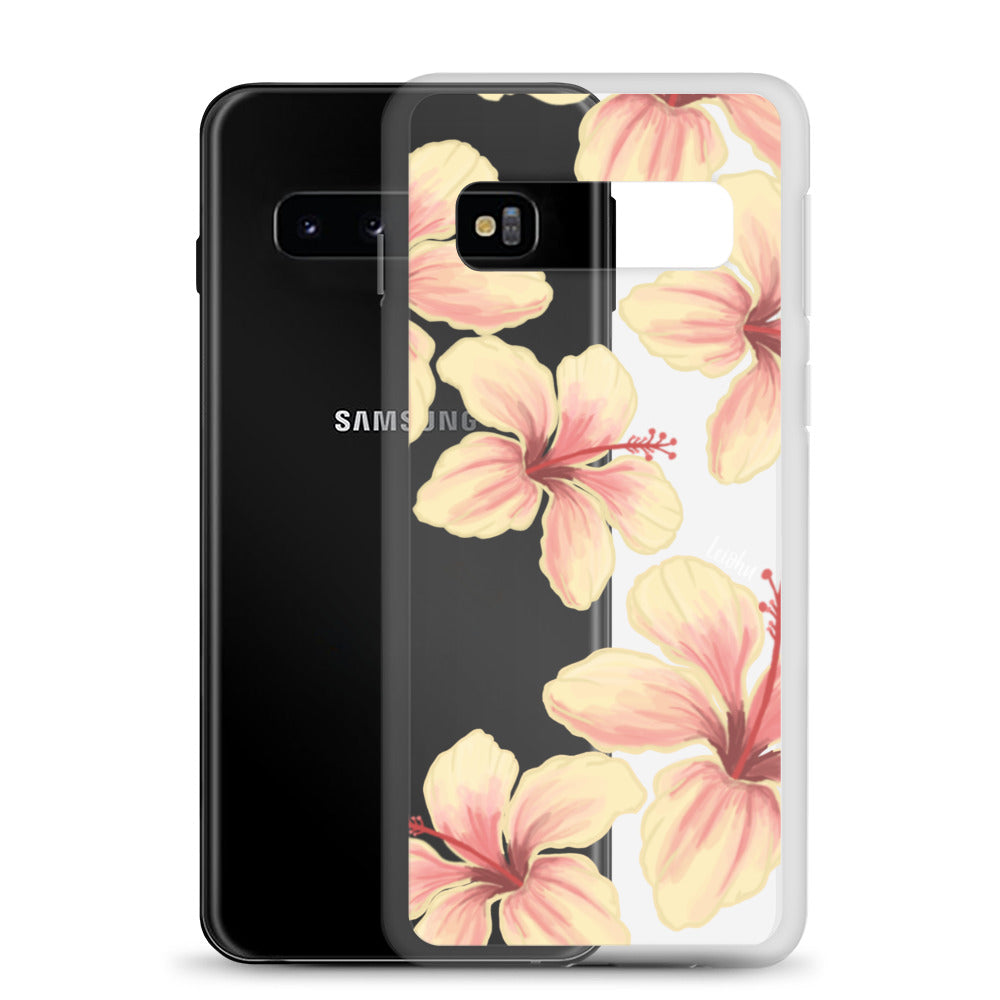 Hibiscus - Clear Case for Samsung® - LEIOHU DESIGNS