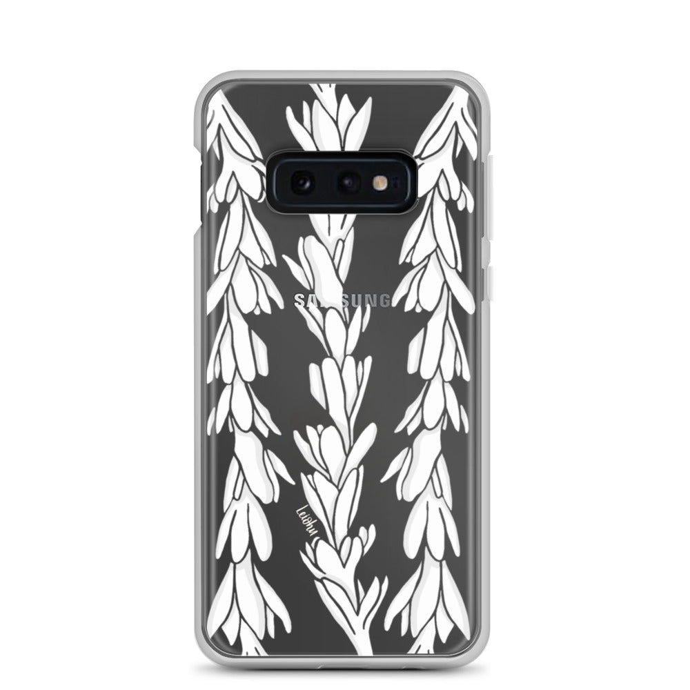 Tuberose Lei - Clear Case for Samsung® - LEIOHU DESIGNS