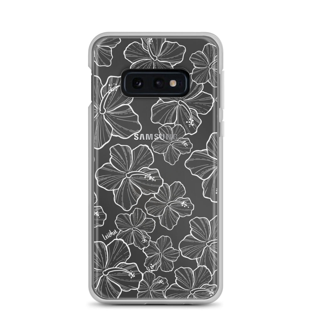 Hibiscus - Clear Case for Samsung® - LEIOHU DESIGNS