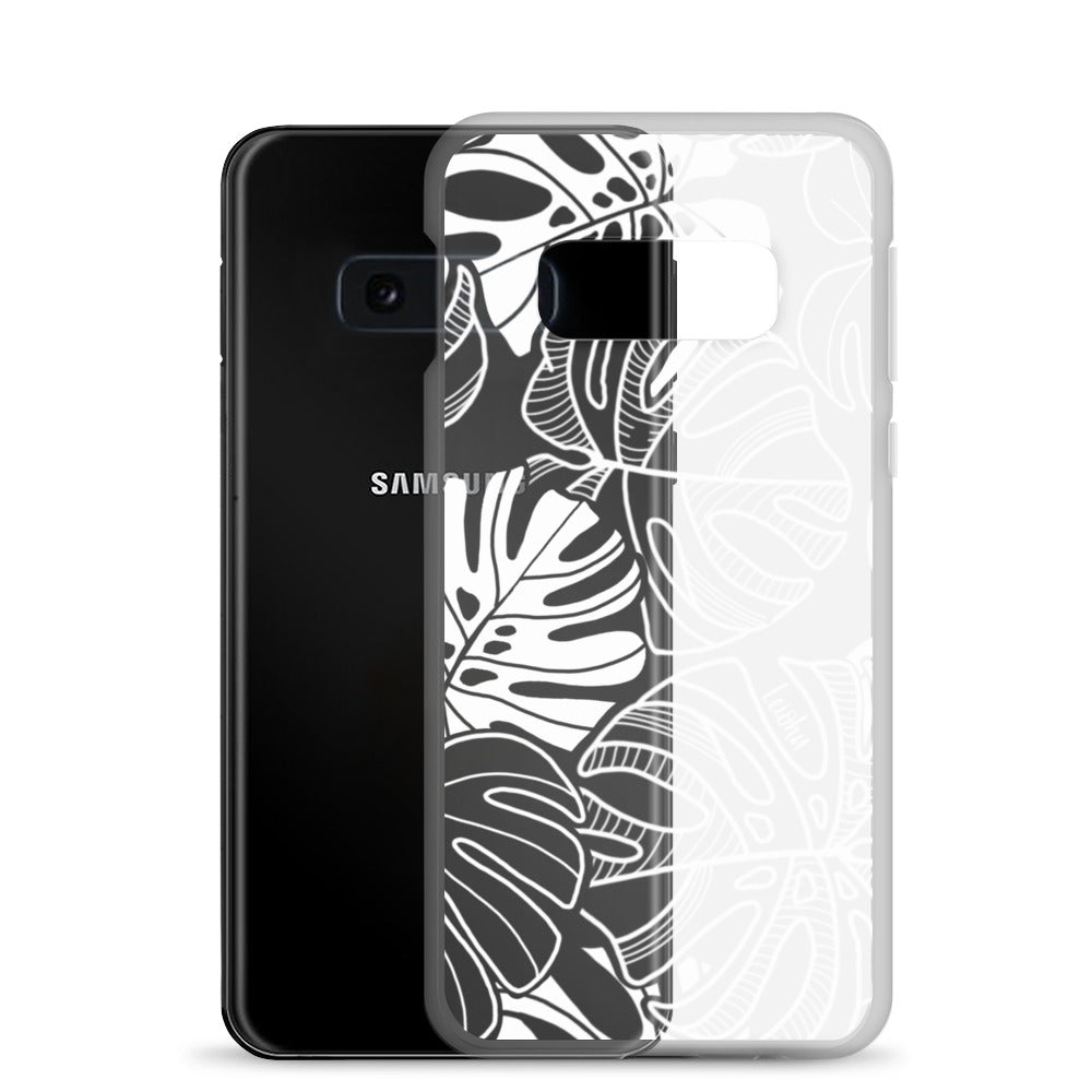 Monstera Dream - Clear Case for Samsung® - LEIOHU DESIGNS