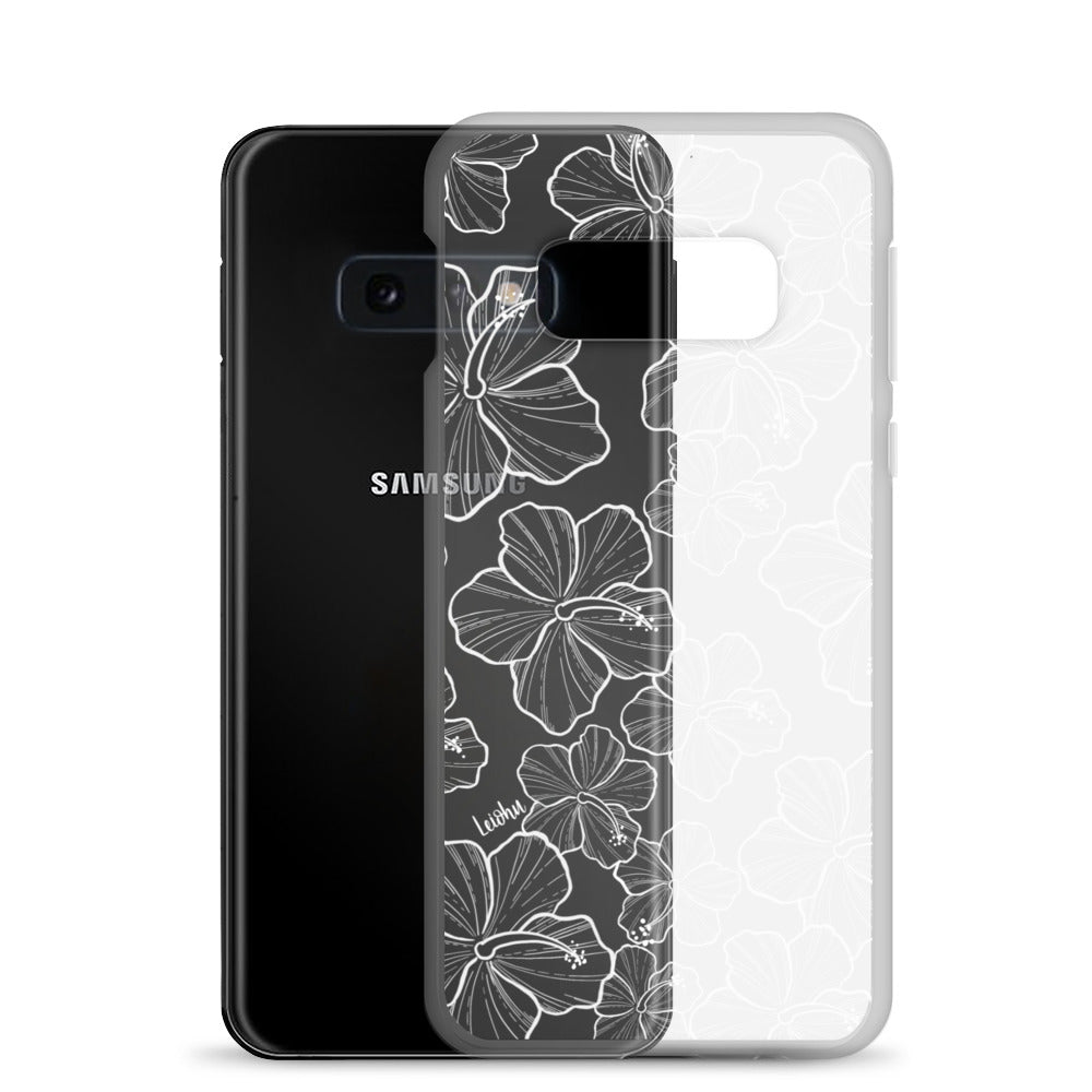 Hibiscus - Clear Case for Samsung® - LEIOHU DESIGNS