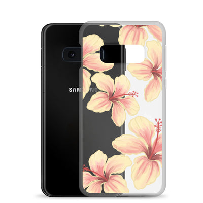 Hibiscus - Clear Case for Samsung®