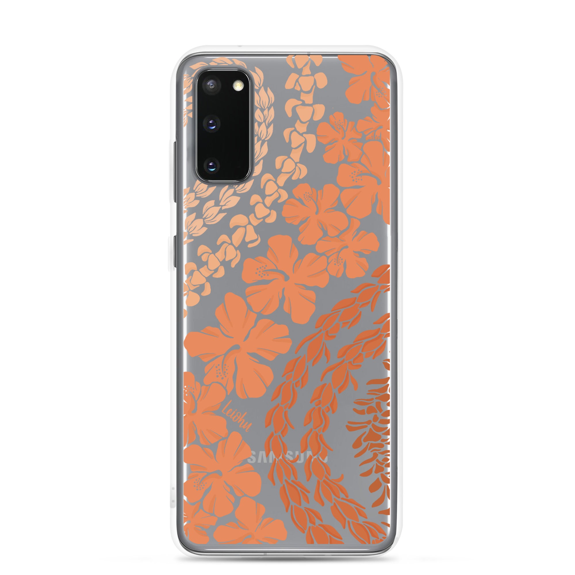 Groovy Lei - Warm - Clear Case for Samsung® - LEIOHU DESIGNS