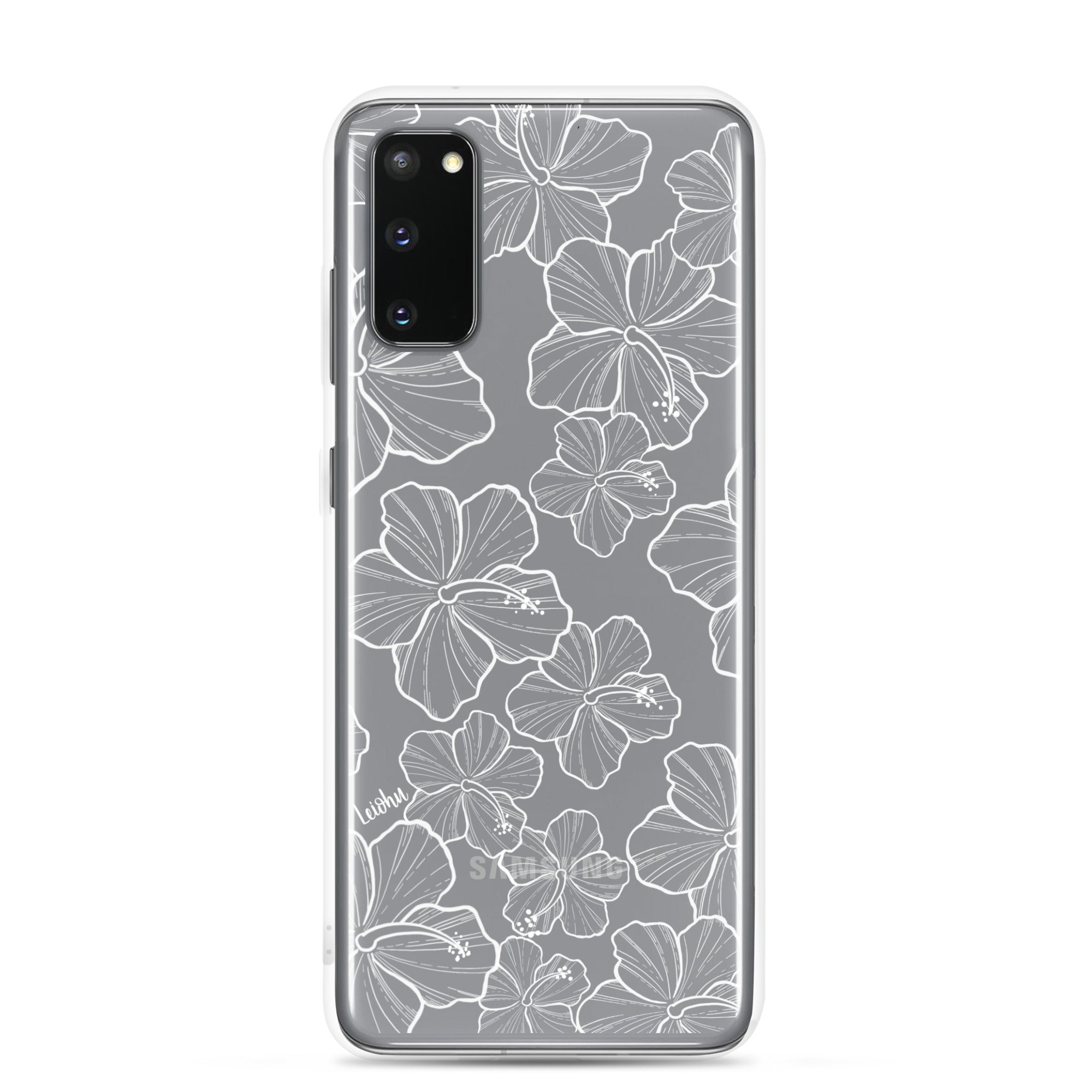 Hibiscus - Clear Case for Samsung® - LEIOHU DESIGNS