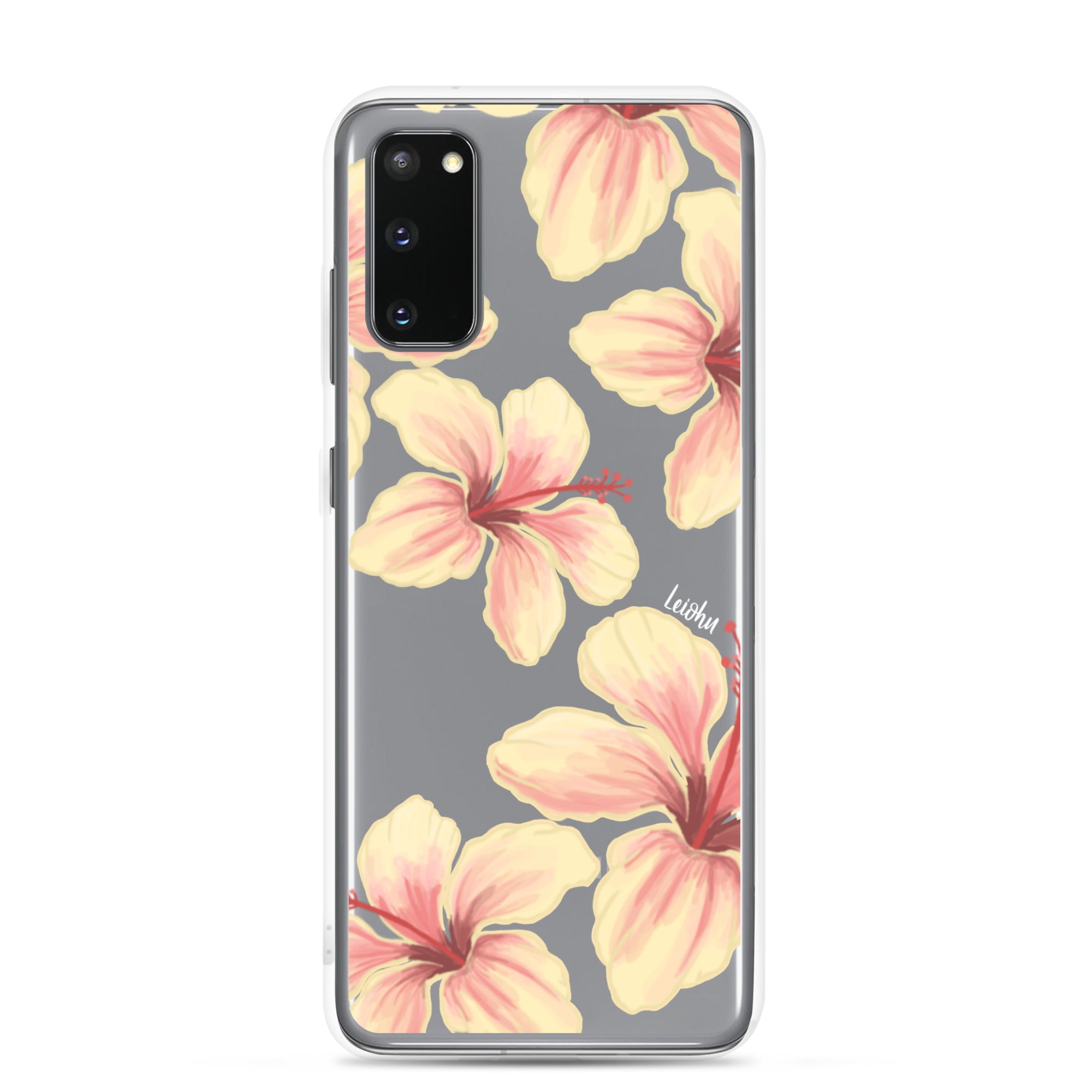 Hibiscus - Clear Case for Samsung® - LEIOHU DESIGNS