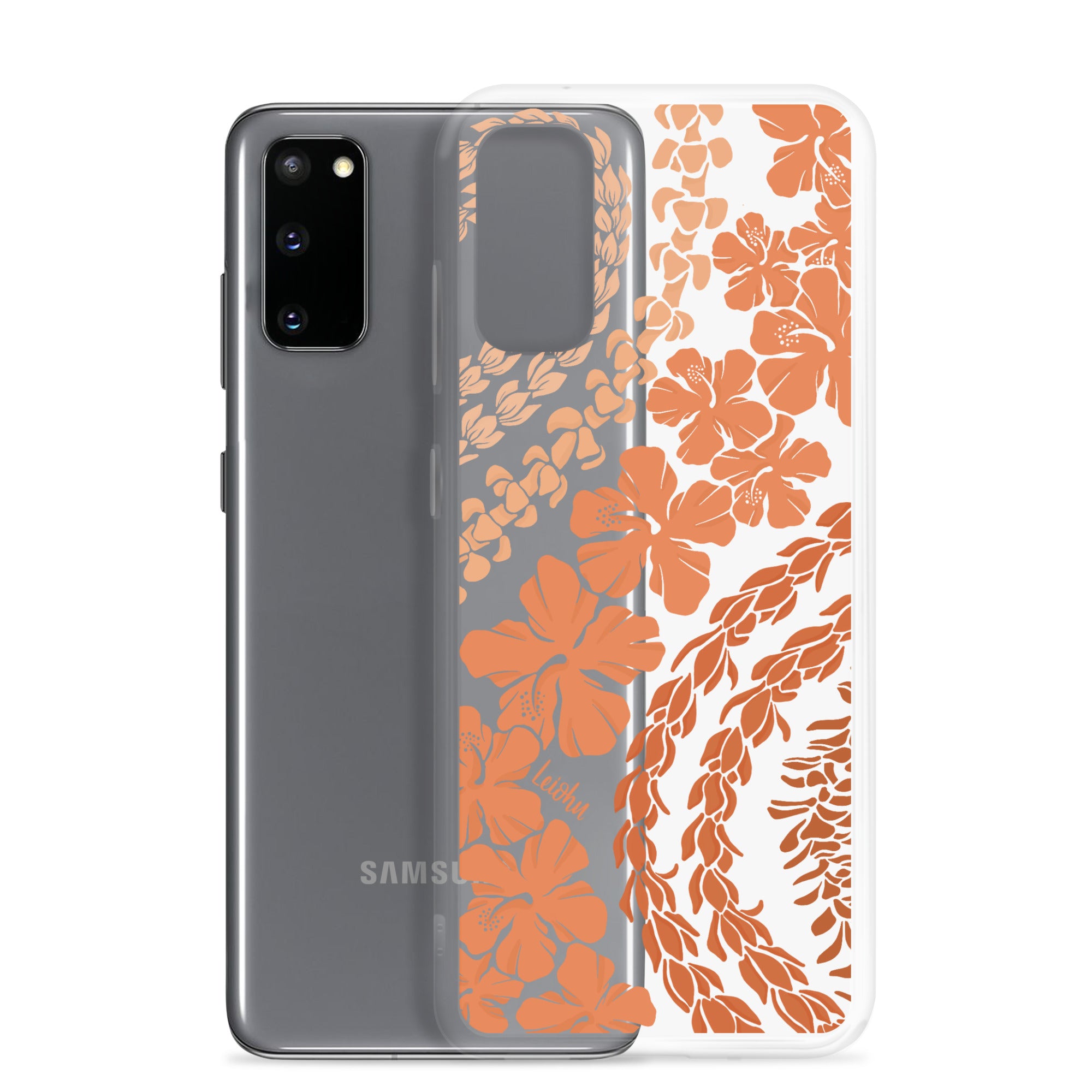 Groovy Lei - Warm - Clear Case for Samsung® - LEIOHU DESIGNS